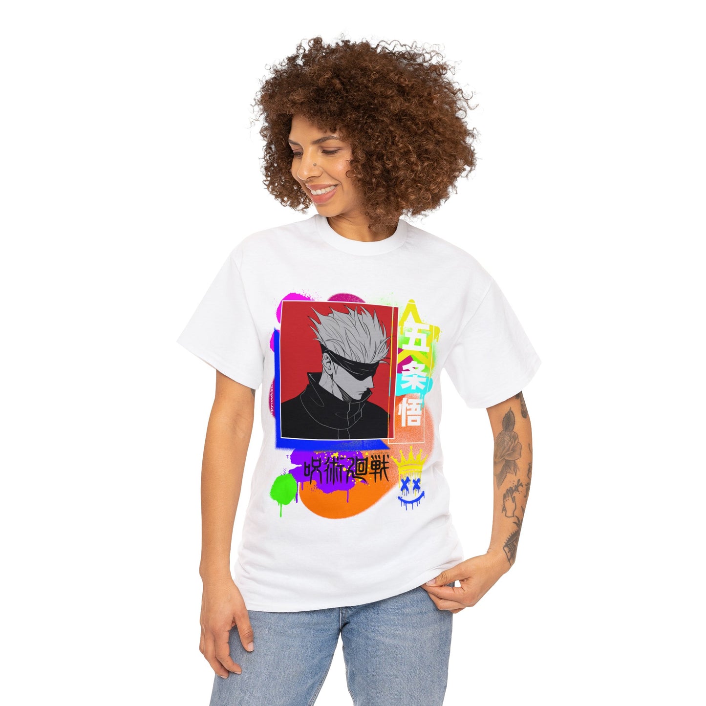 Jujutsu Kaisen - Emo Gojo Unisex Heavy Cotton Tee