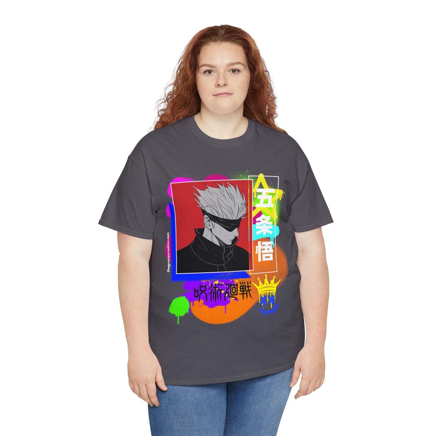 Jujutsu Kaisen - Emo Gojo Unisex Heavy Cotton Tee