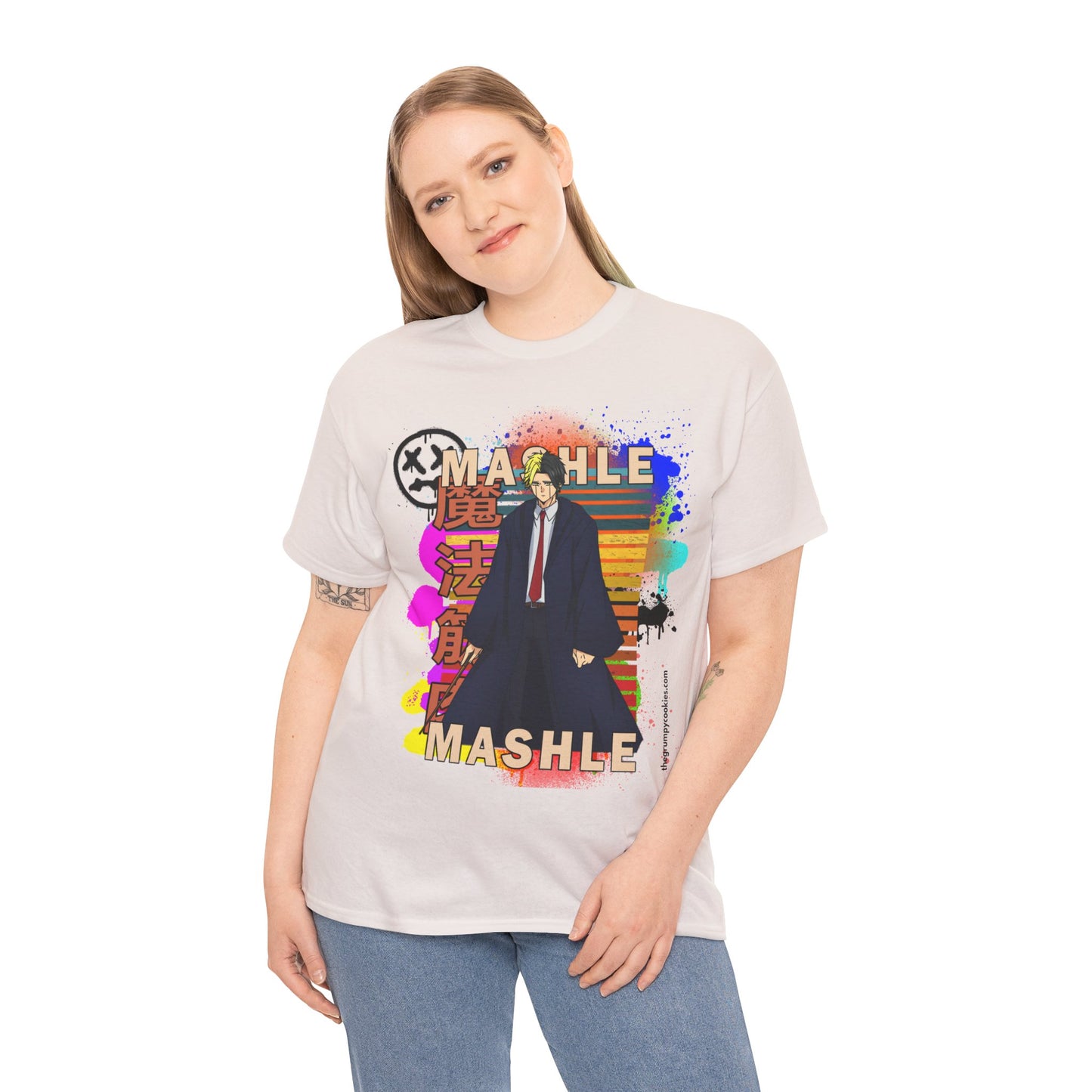Mashle - Rayne Ames Graffiti Unisex Heavy Cotton Tee