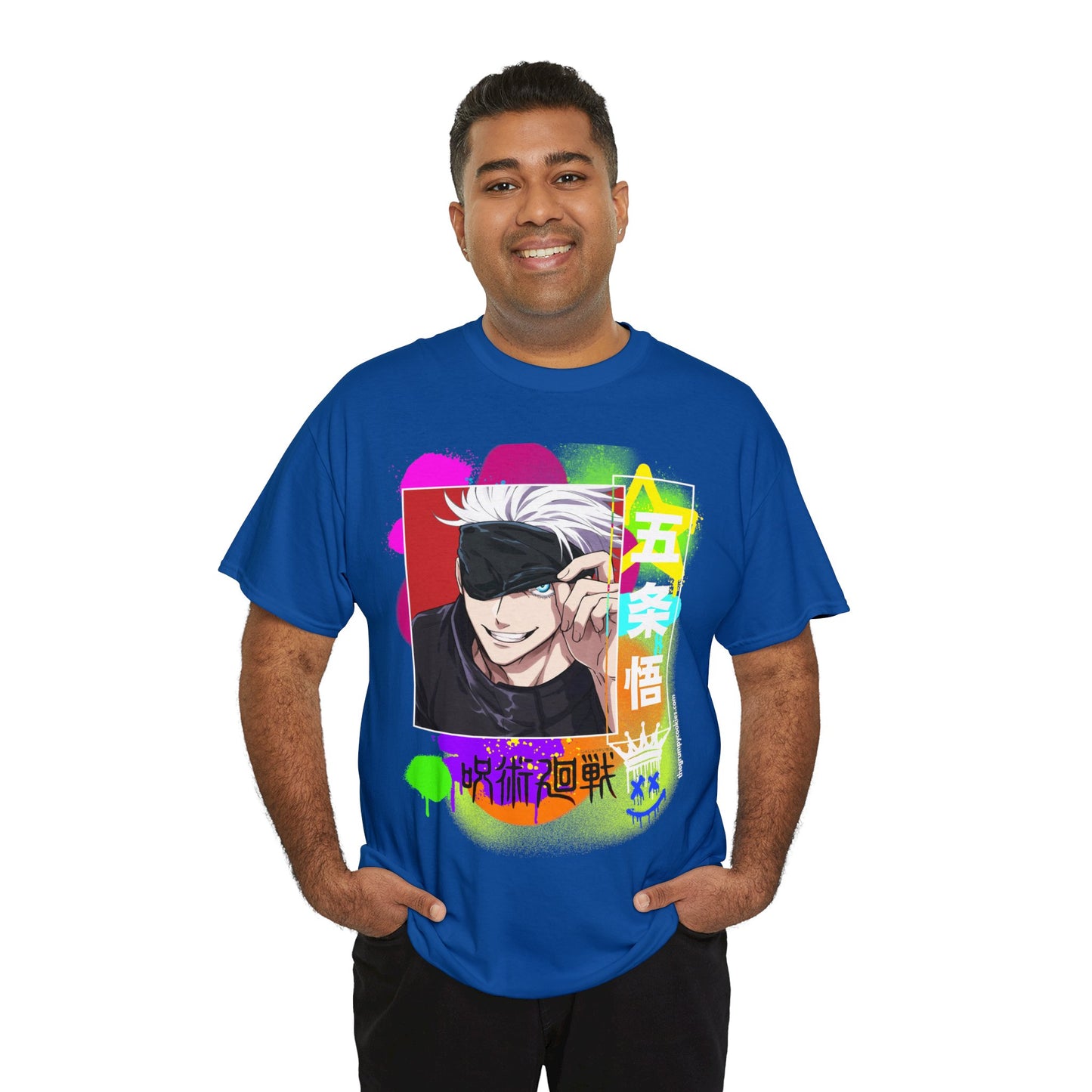 Jujutsu Kaisen - Peekaboo Gojo Unisex Heavy Cotton Tee