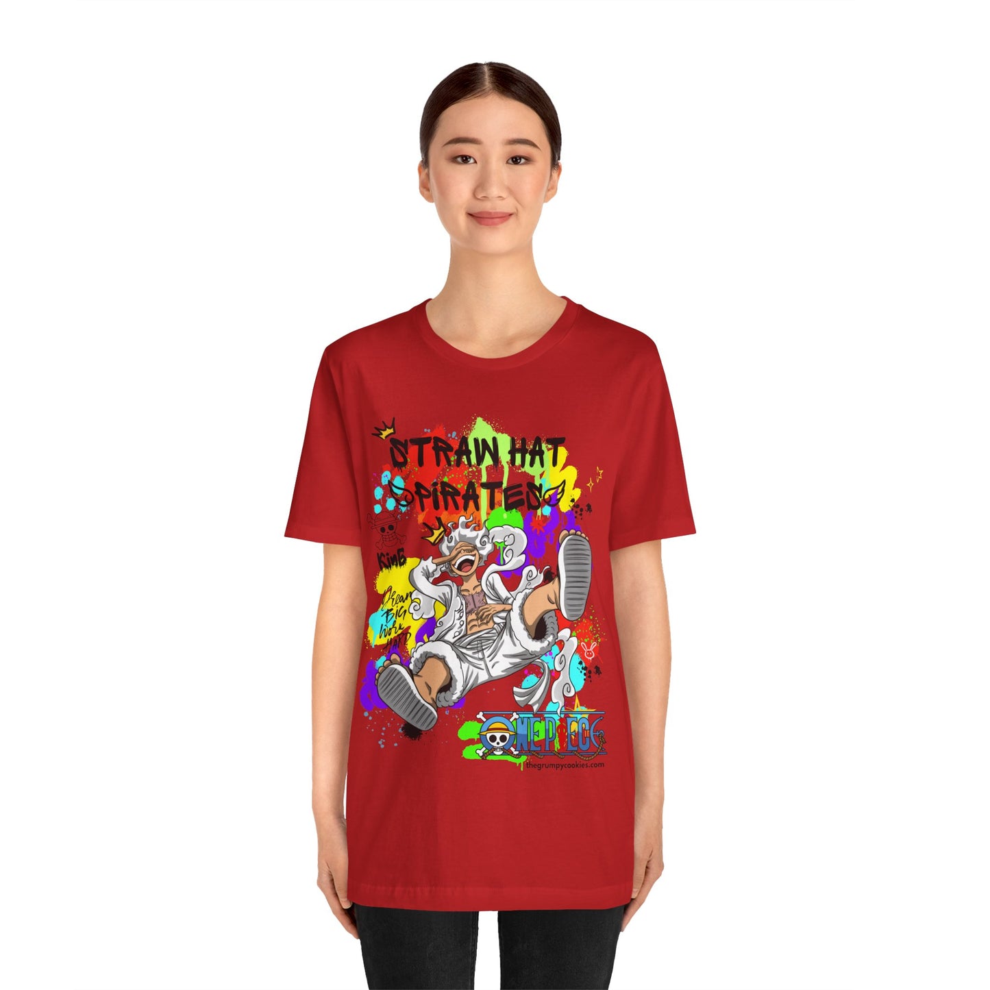One Piece - Graffiti Luffy Unisex Jersey Short Sleeve Tee