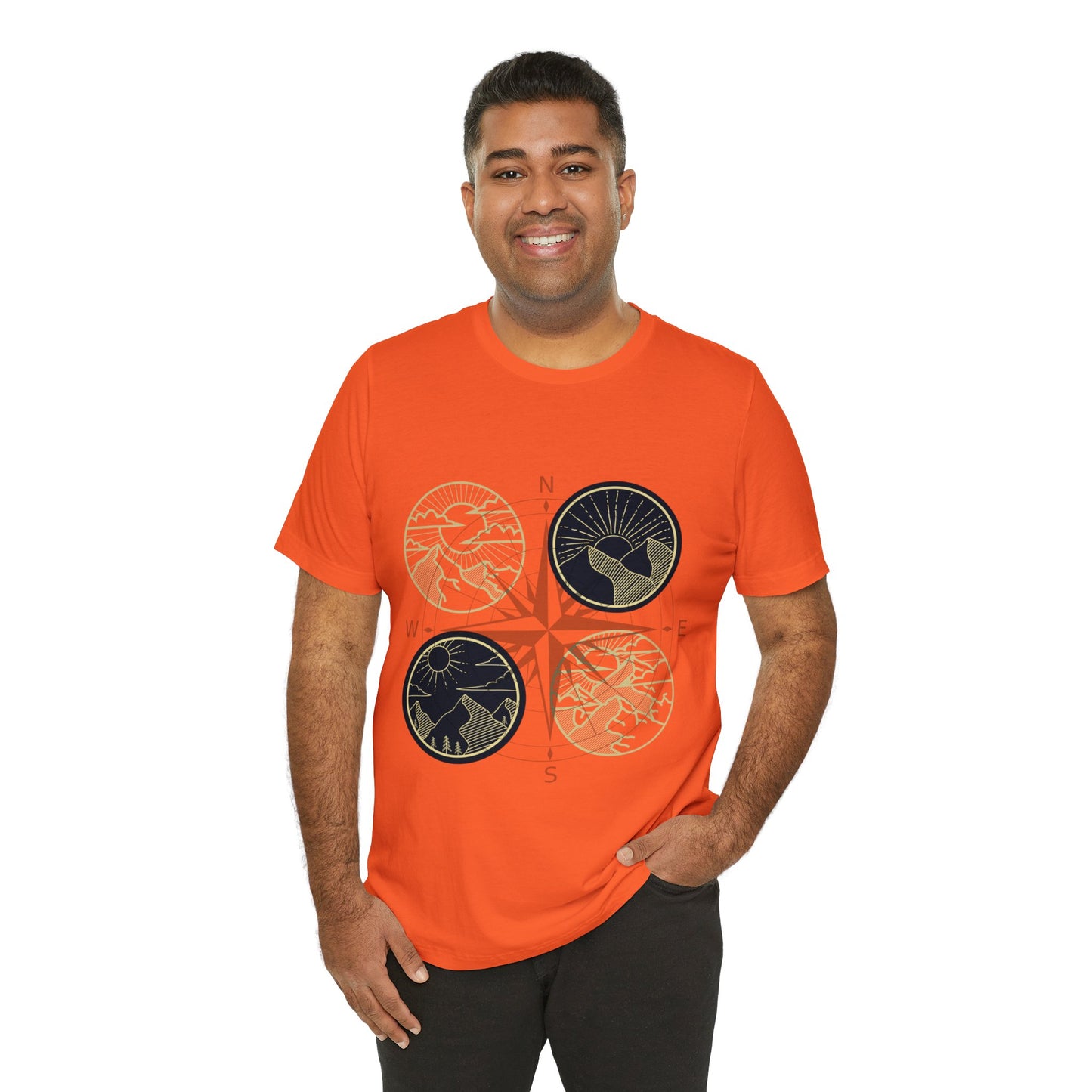 The Grumpy Cookies - Compass Short Sleeve Tee