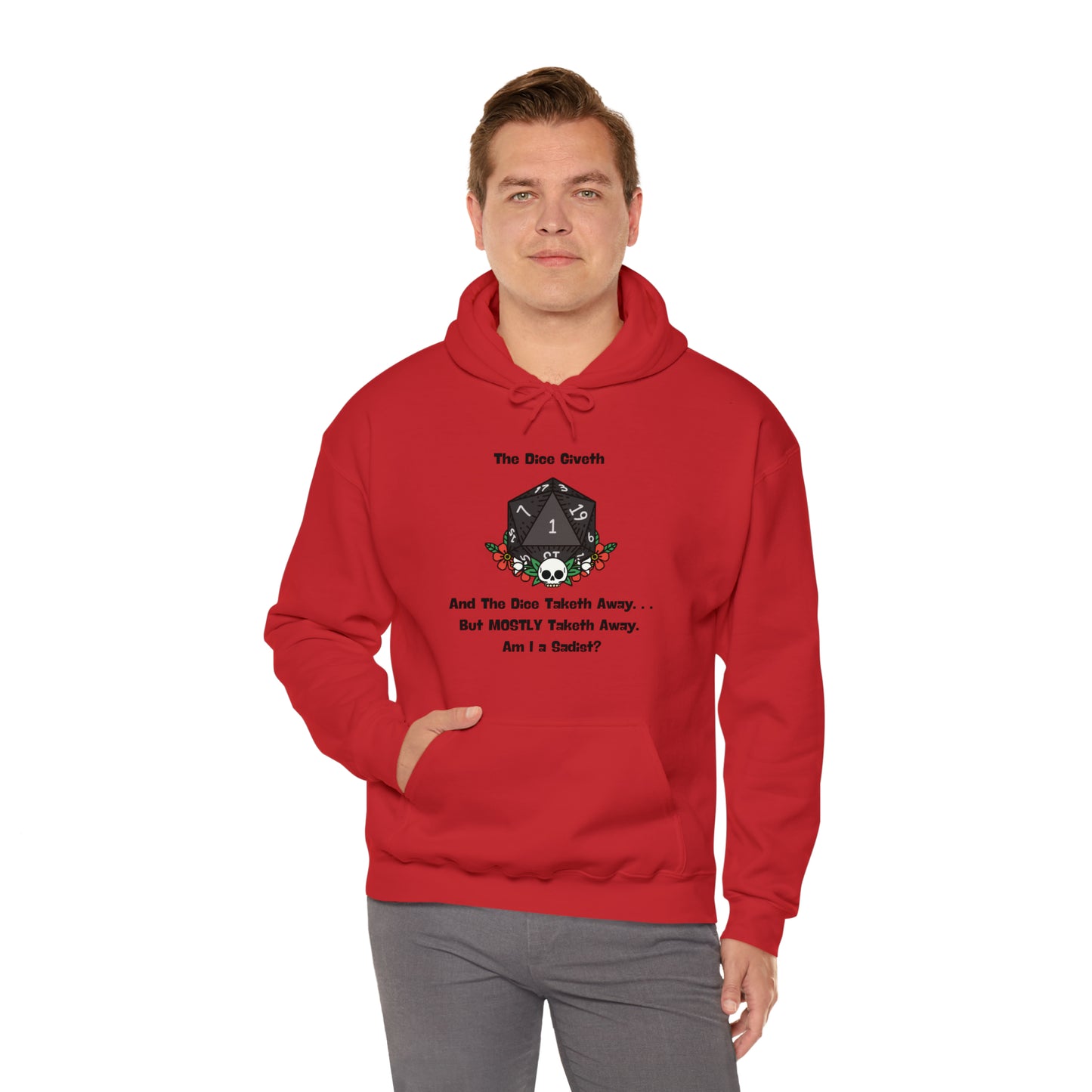Dungeons & Dragons - Am I a Sadist? Unisex Heavy Blend™ Hooded Sweatshirt