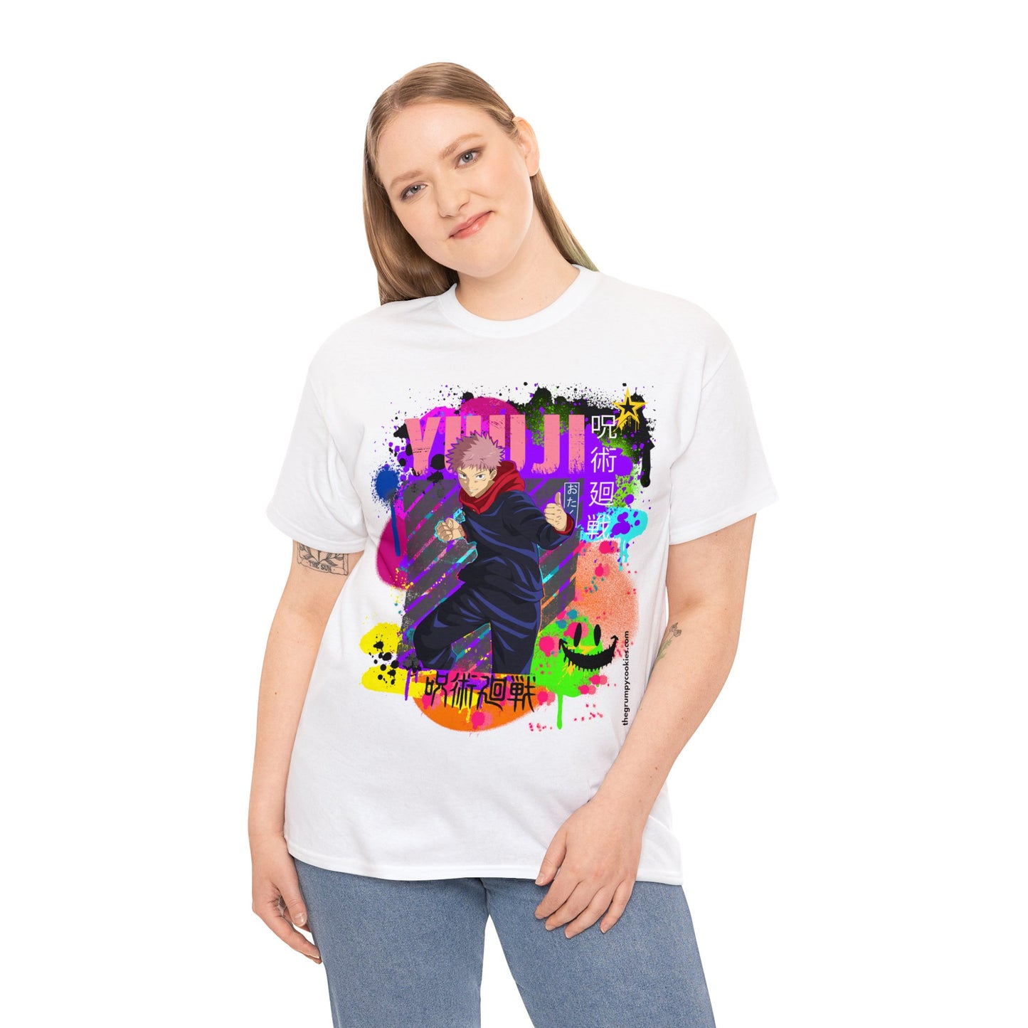 Jujutsu Kaisen - Yuji Says Bring It Unisex Heavy Cotton Tee