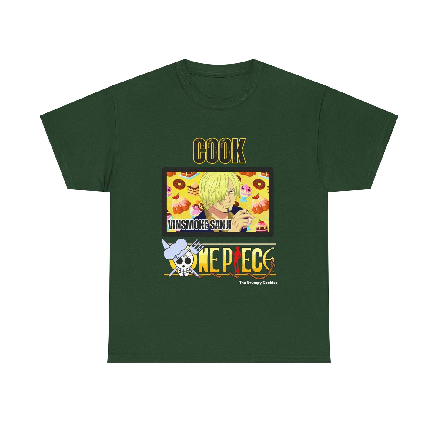 One Piece - Cook Sanji Unisex Heavy Cotton Tee
