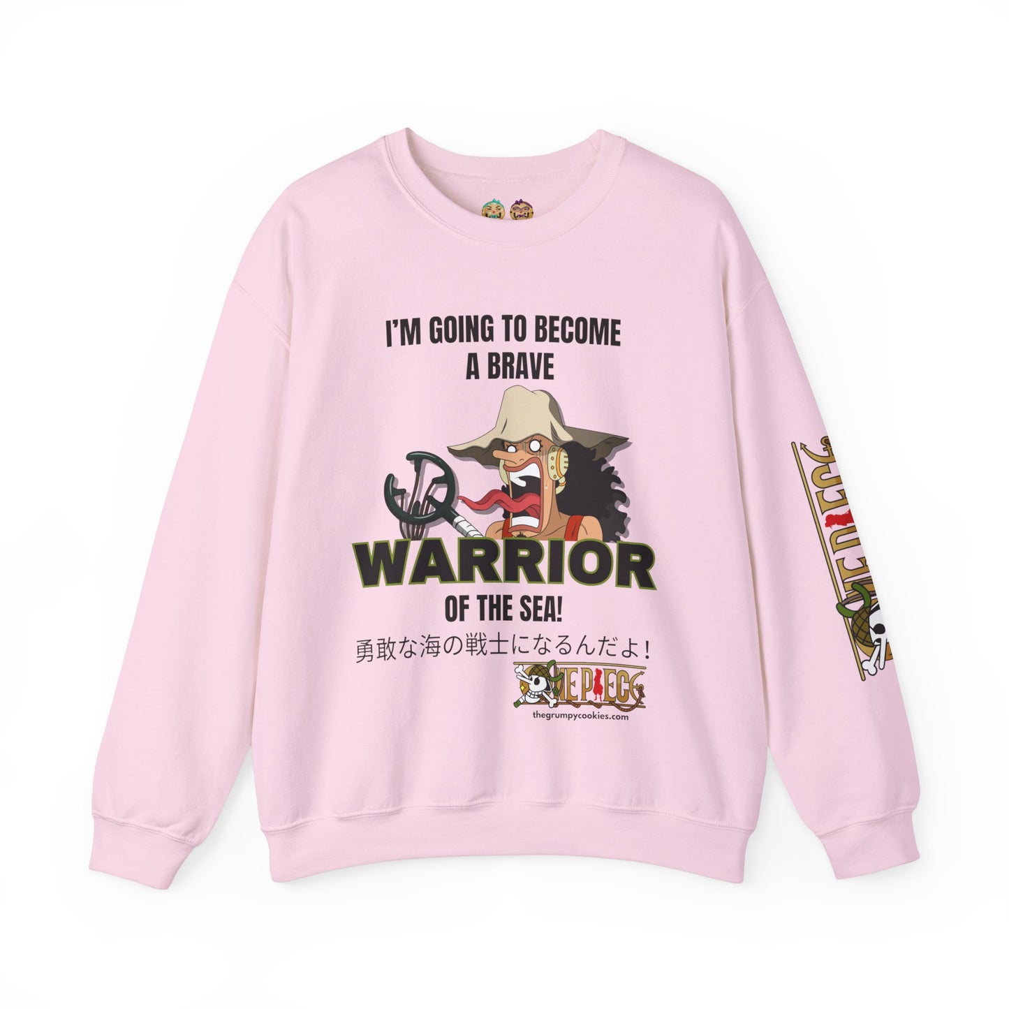 One Piece - Brave-ish Warrior of the Sea Unisex Heavy Blend™ Crewneck Sweatshirt