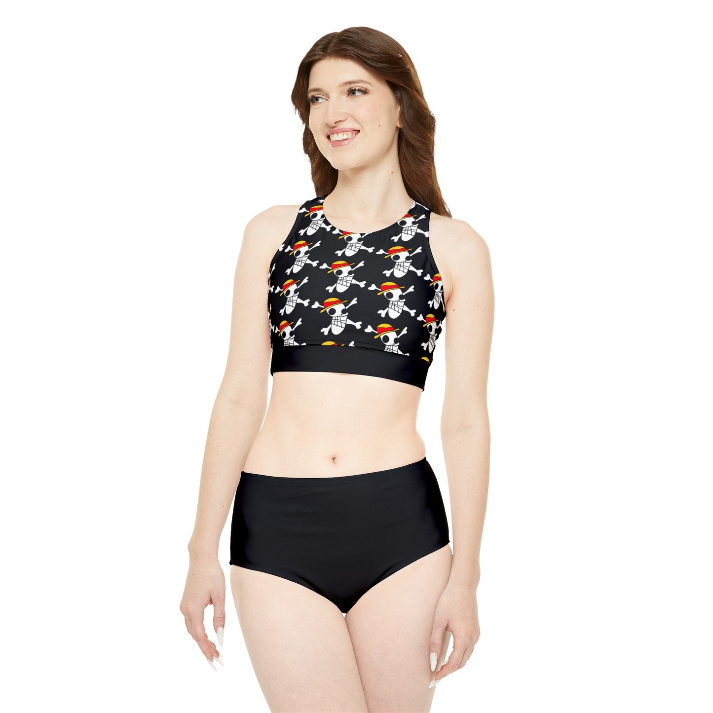 One Piece - Luffy's Special Jolly Roger Sporty Bikini Set