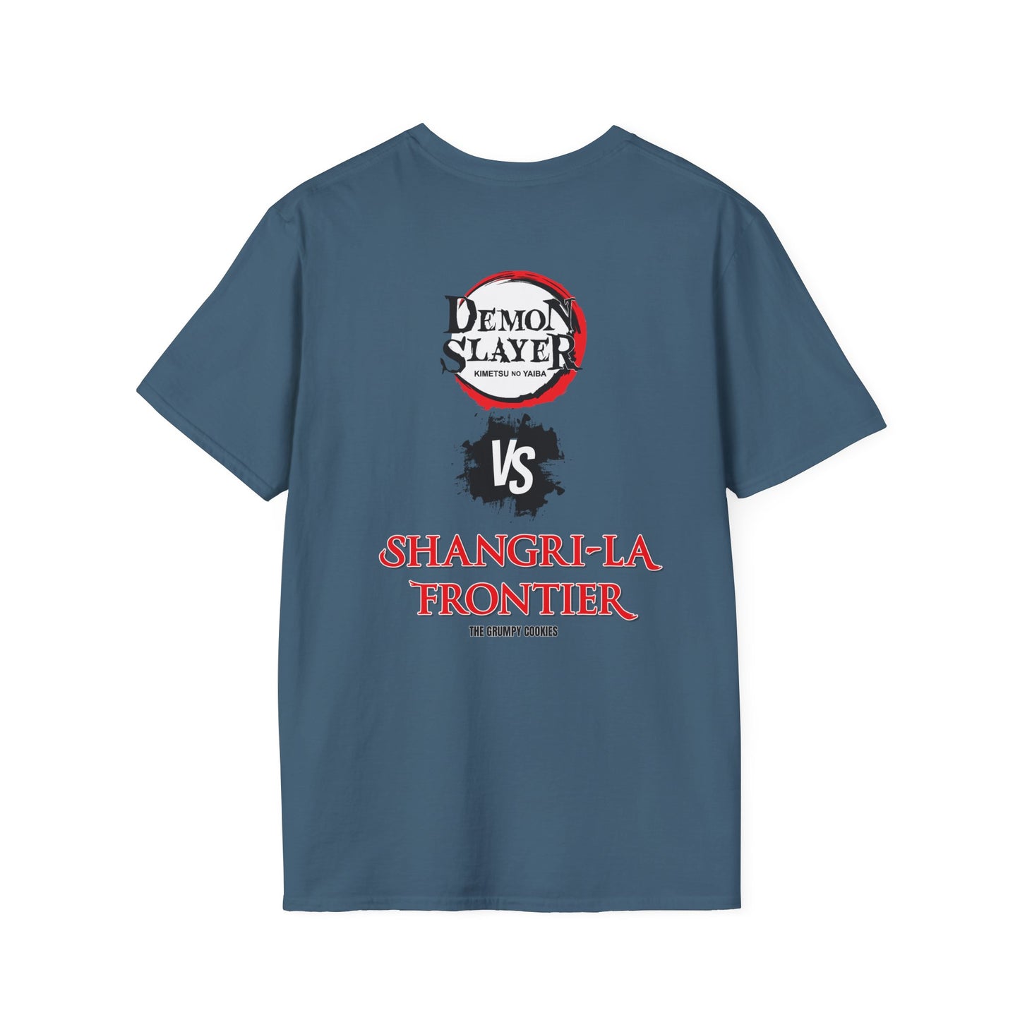 Shangri-la Frontier vs Demon Slayer- Boar Head vs Bird Brain Graphic Tee
