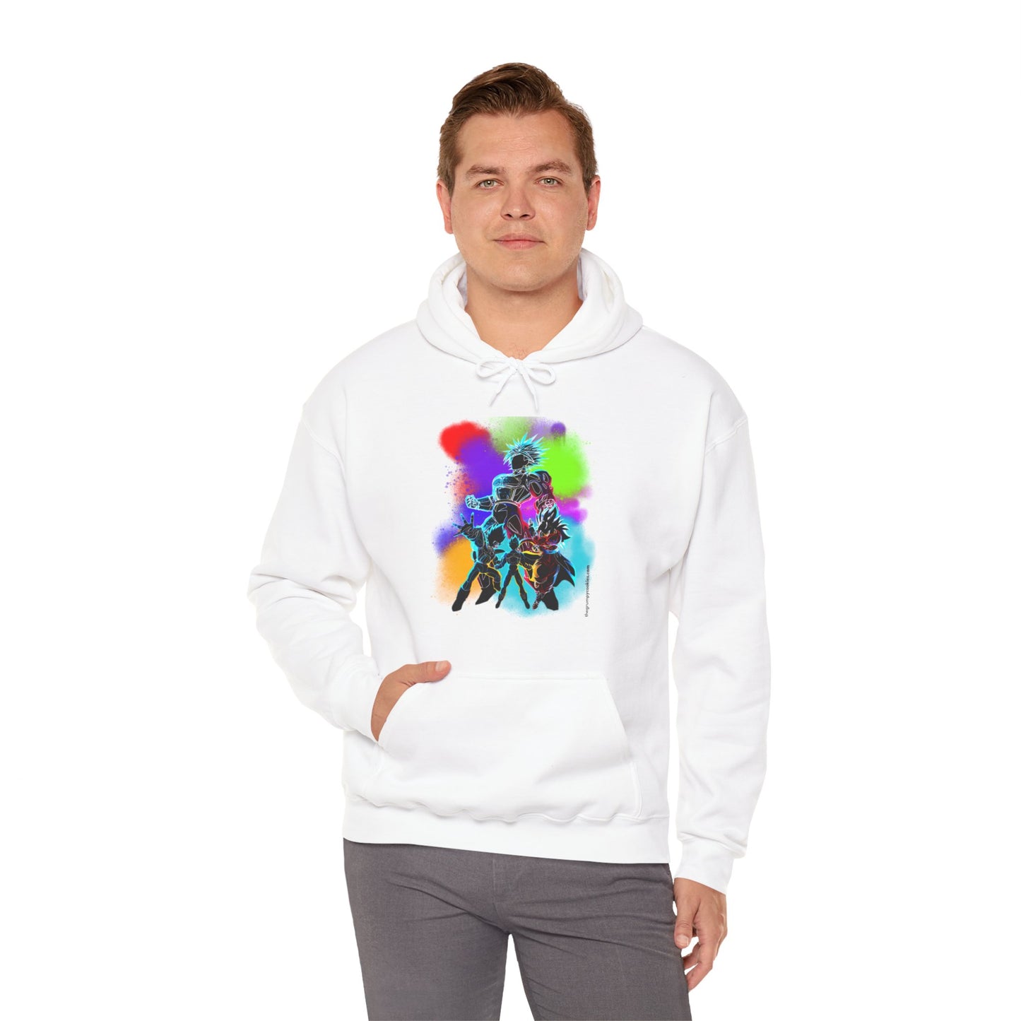 Dragon Ball - Technicolor Unisex Heavy Blend™ Hooded Sweatshirt