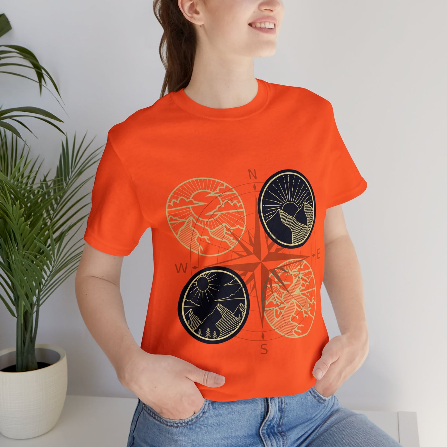 The Grumpy Cookies - Compass Short Sleeve Tee