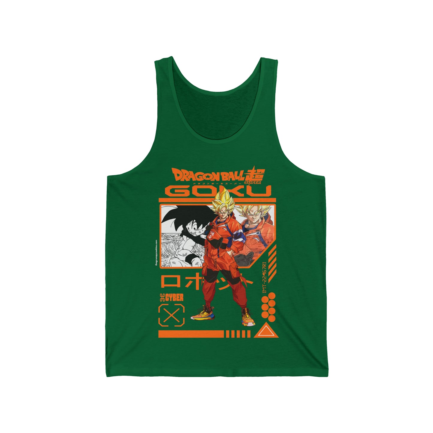 Dragon Ball - Cyber Goku Men's Jersey Tank