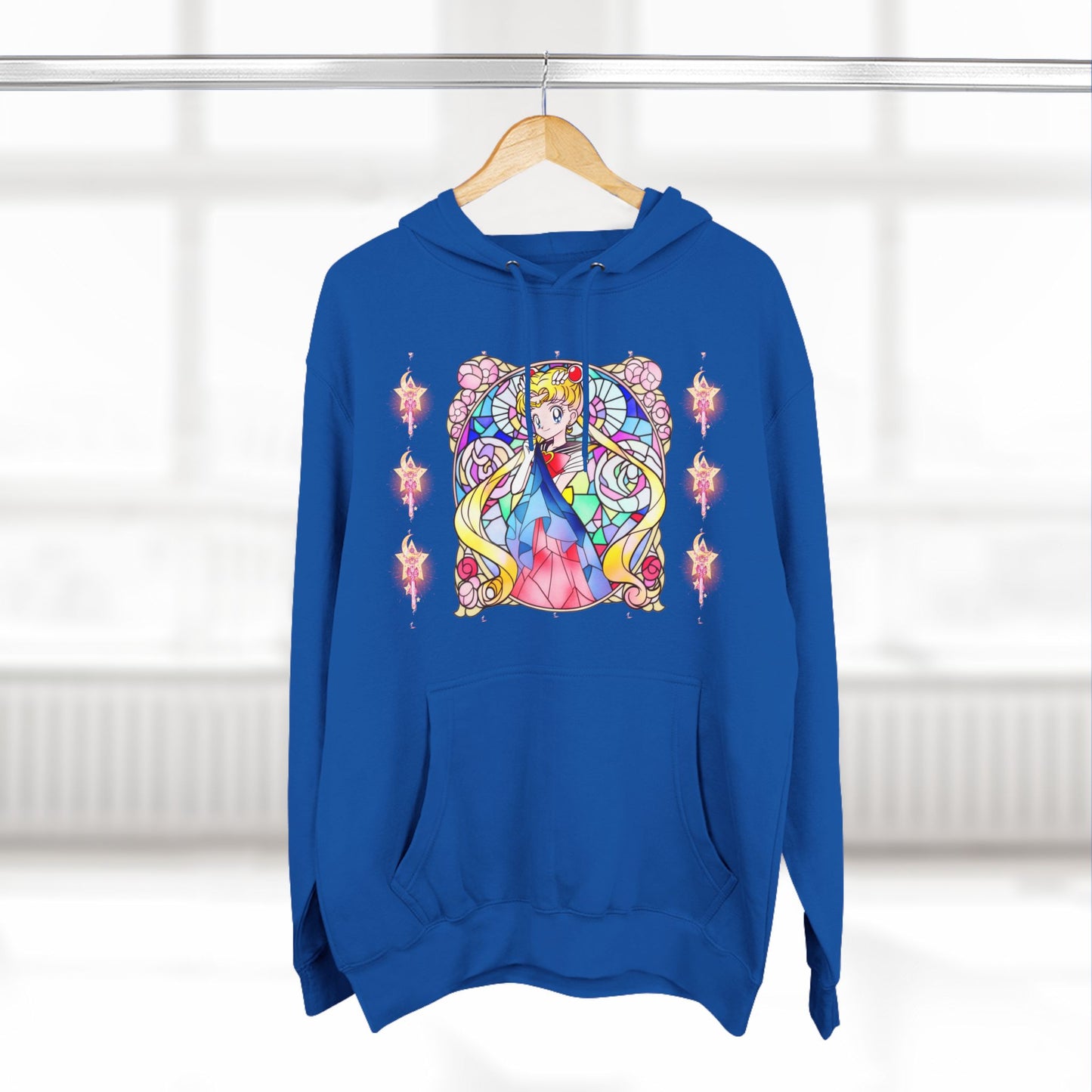 Sailor Moon - Stained Glass Sailor Power Pullover Hoodie