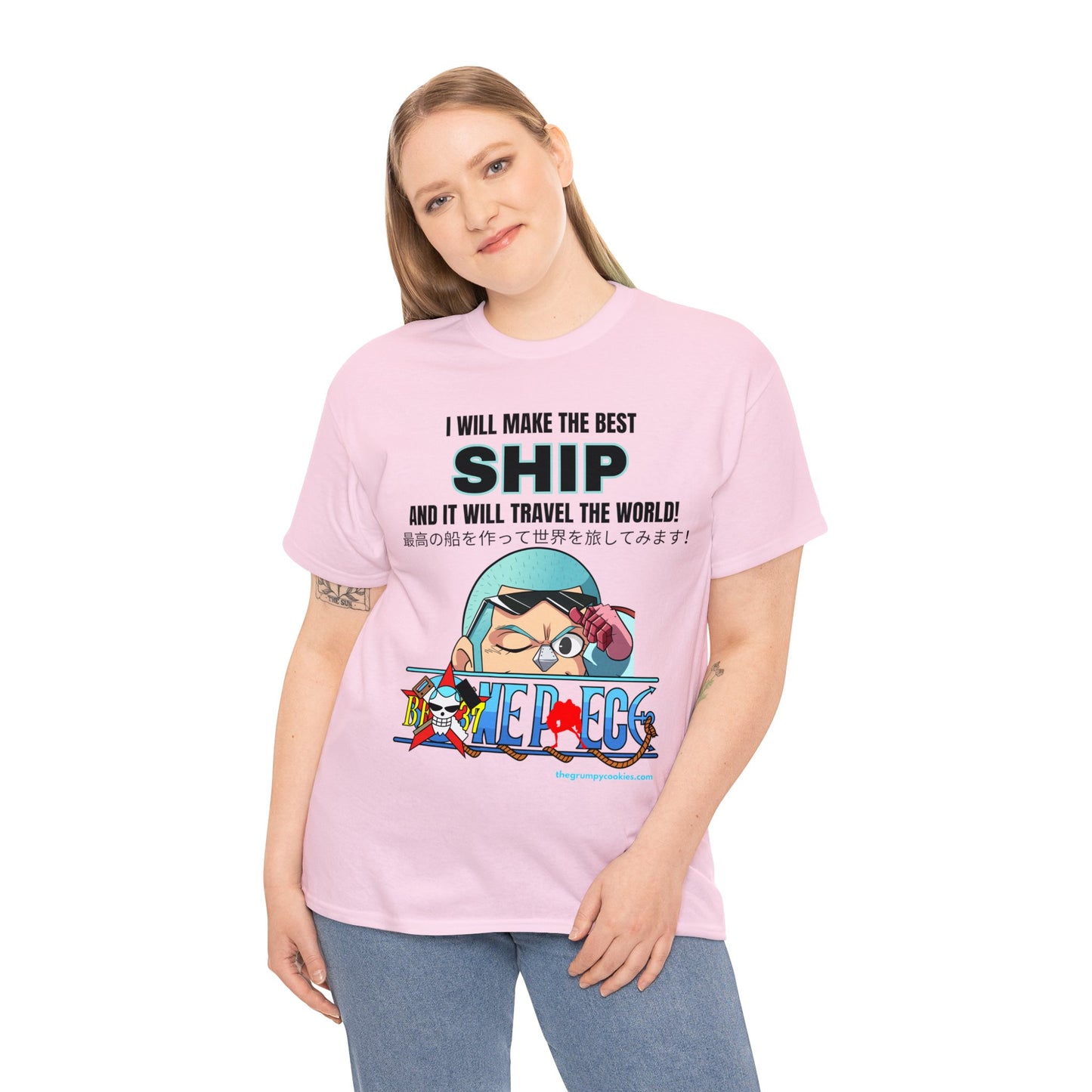 One Piece - World's Greatest Shipwright Unisex Heavy Cotton Tee