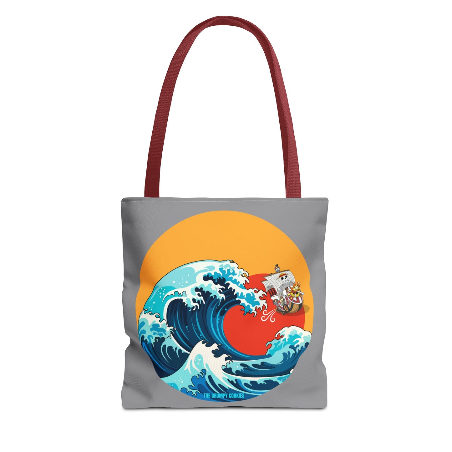 One Piece - Riding the Wave Grey Tote Bag