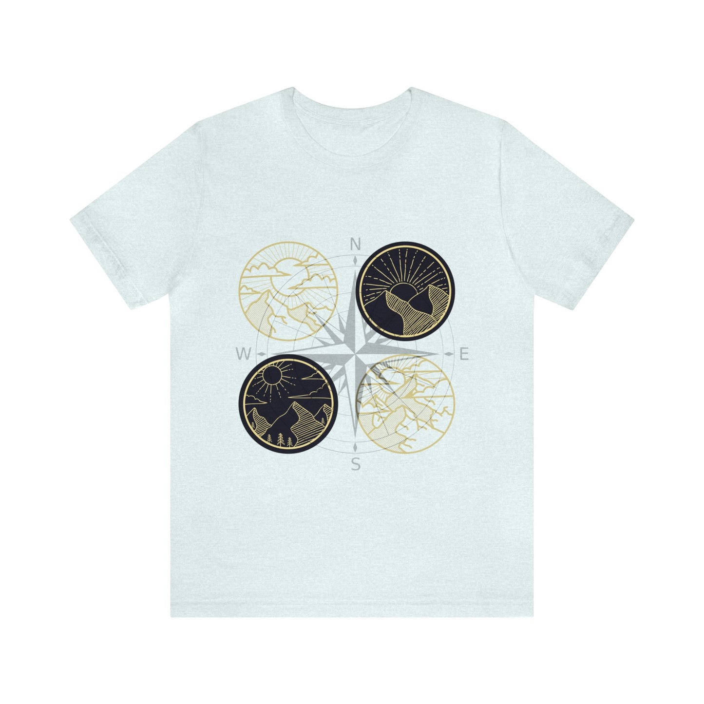 The Grumpy Cookies - Compass Short Sleeve Tee