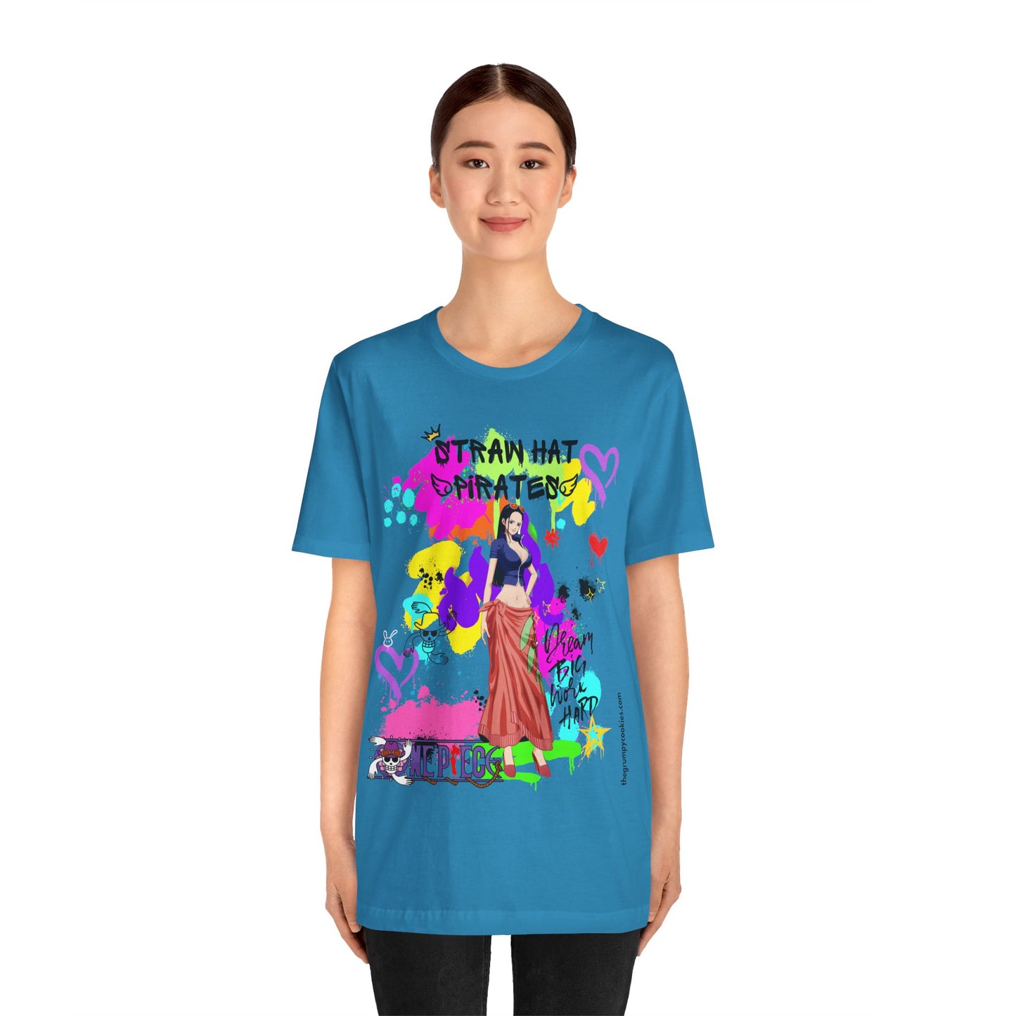 One Piece - Graffiti Robin Unisex Jersey Short Sleeve Tee