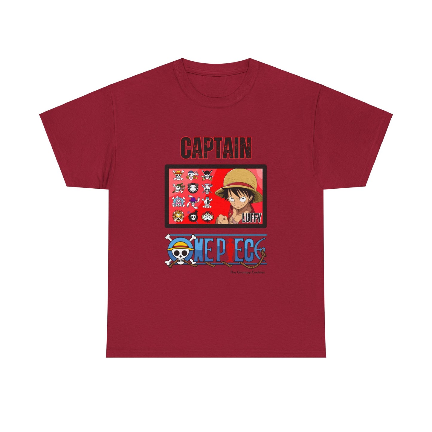 One Piece - Captain Luffy Unisex Heavy Cotton Tee