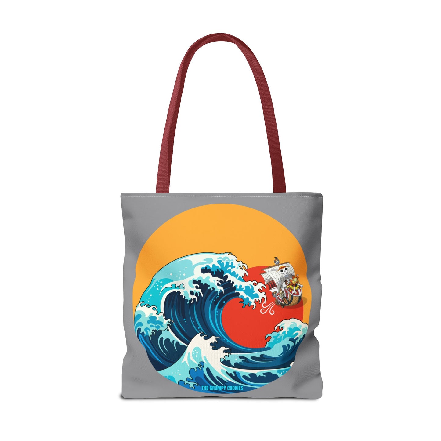 One Piece - Riding the Wave Grey Tote Bag