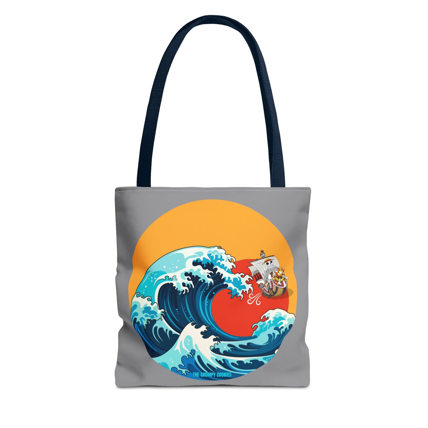 One Piece - Riding the Wave Grey Tote Bag
