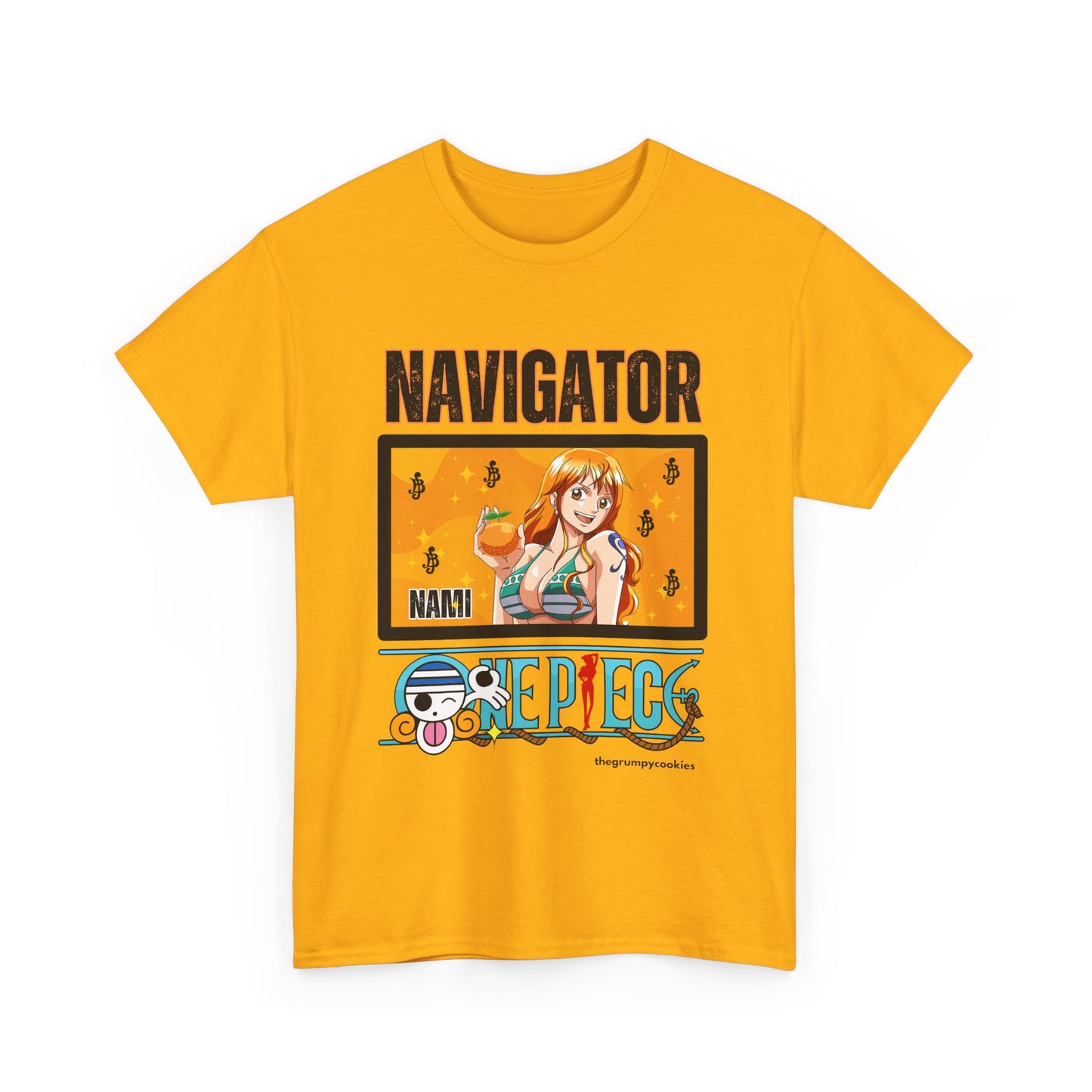 One Piece - Navigator Nami Unisex Heavy Cotton Tee
