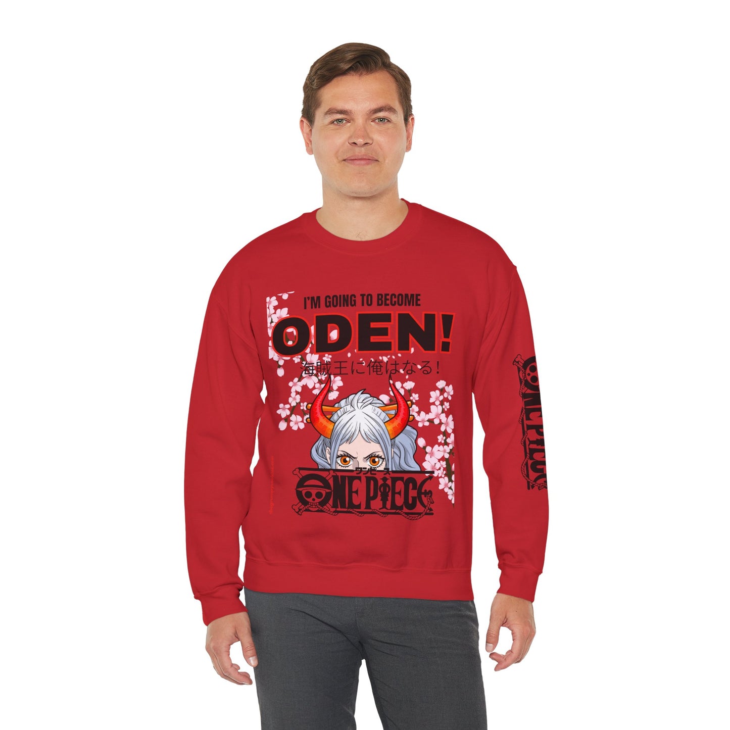 One Piece - I Will Be Oden Unisex Heavy Blend™ Crewneck Sweatshirt