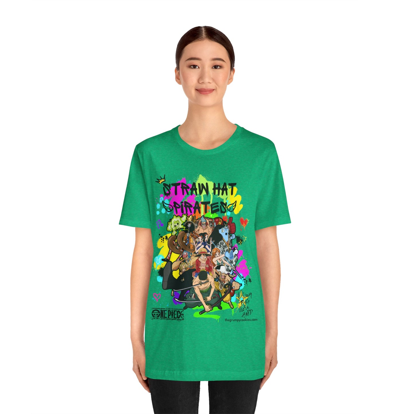 One Piece - Graffiti Straw Hats Unisex Jersey Short Sleeve Tee