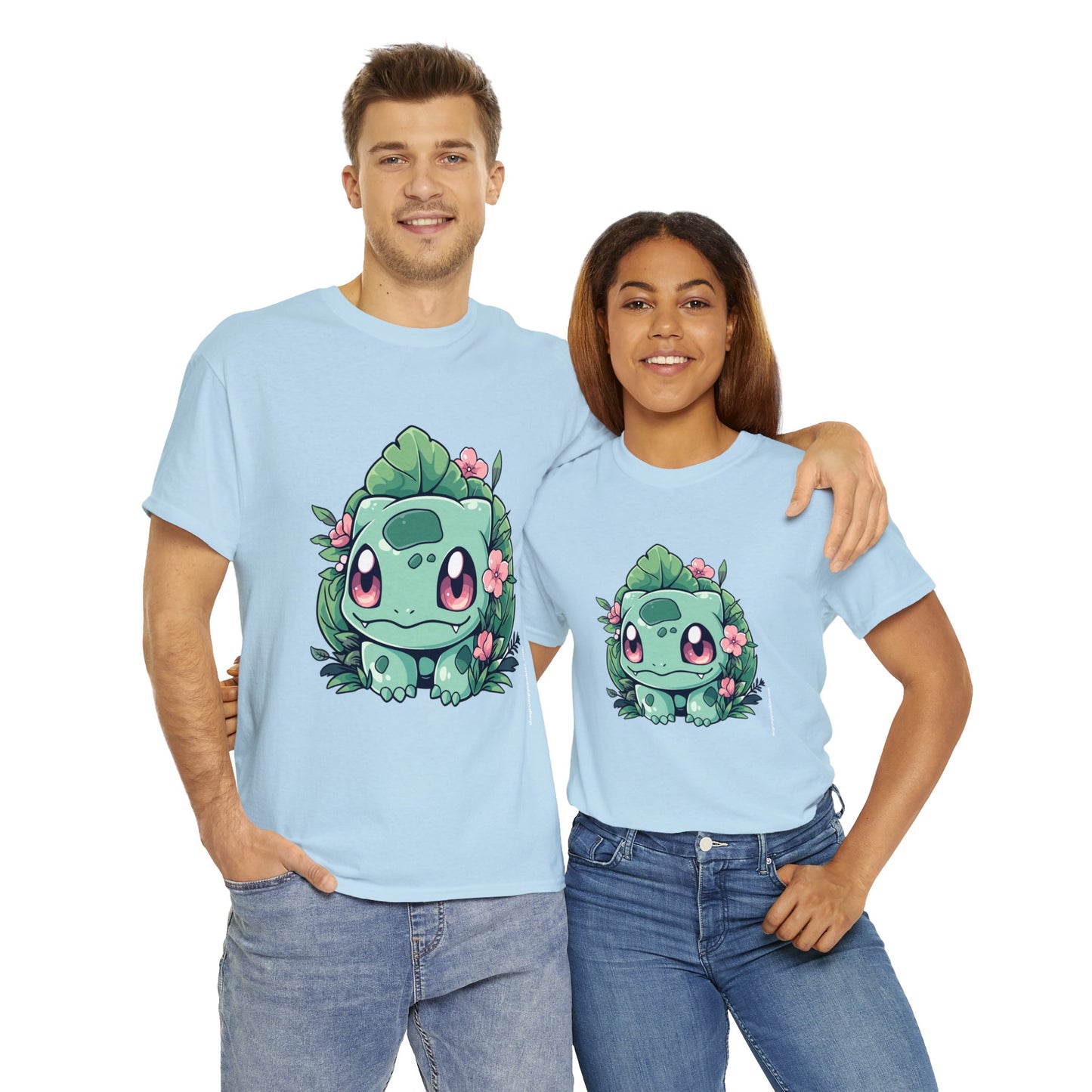 Pokemon - Flowering Bulba Unisex Heavy Cotton Tee