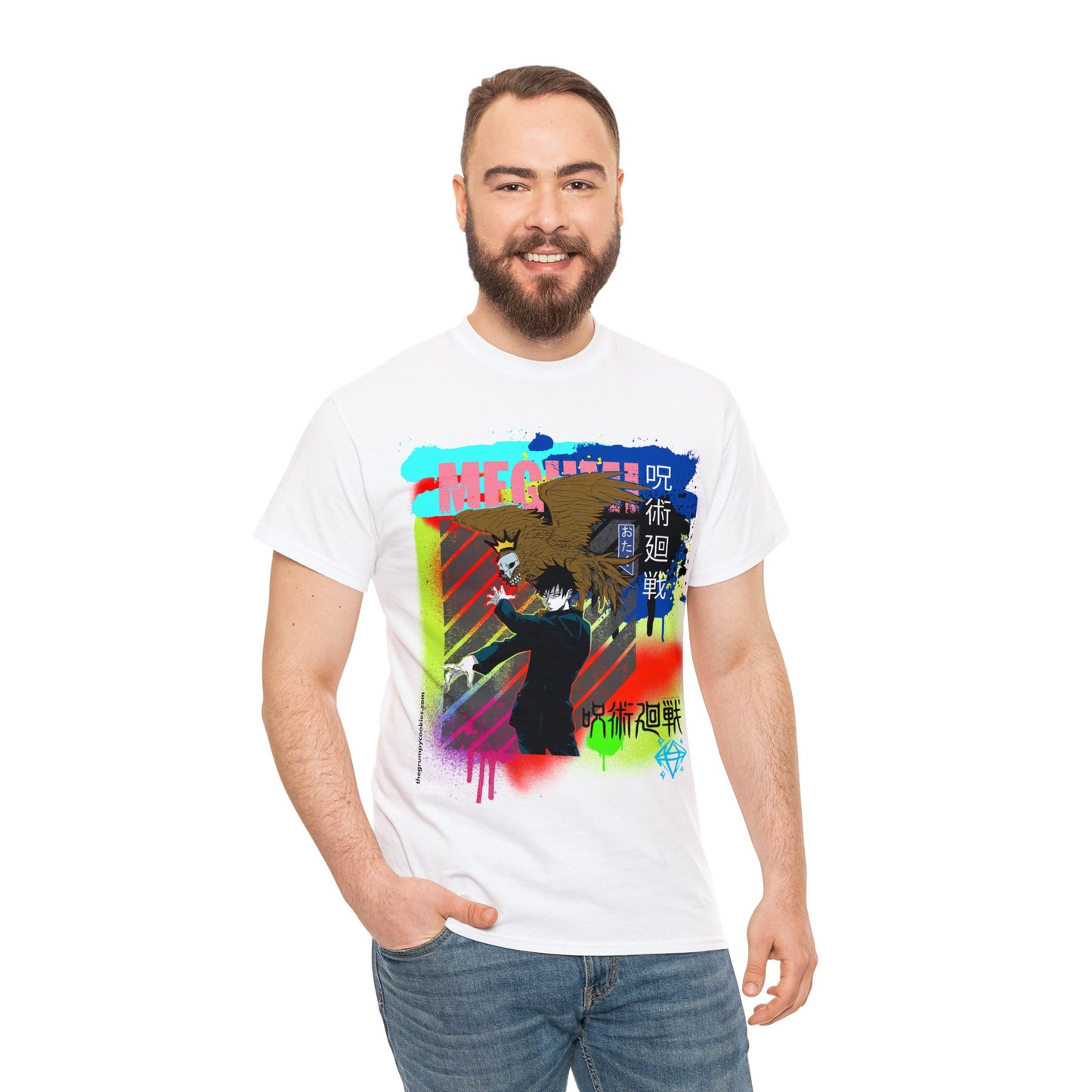 Jujutsu Kaisen - Megumi & Nue Unisex Heavy Cotton Tee