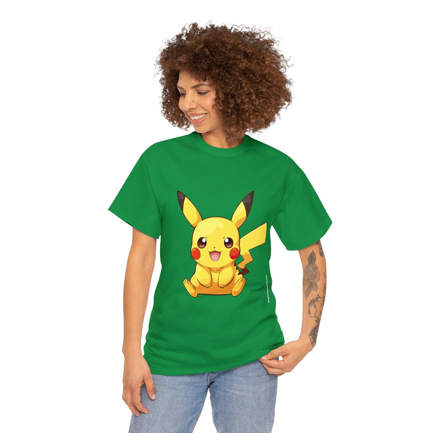 Pokemon - Pika P Unisex Heavy Cotton Tee
