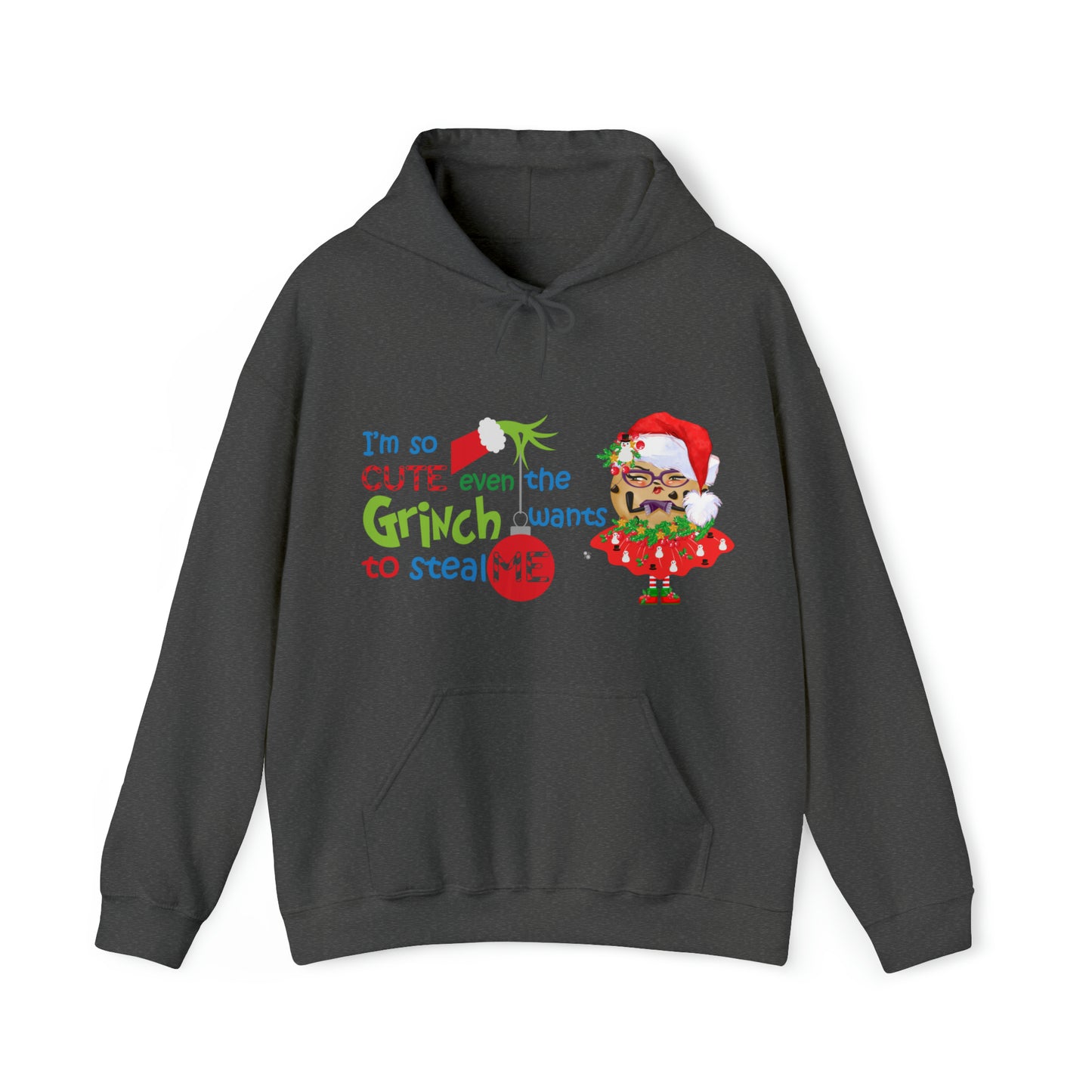 The Grumpy Cookies - Even the Grinch Loves TGC Unisex Heavy Blend™ Hooded Sweatshirt