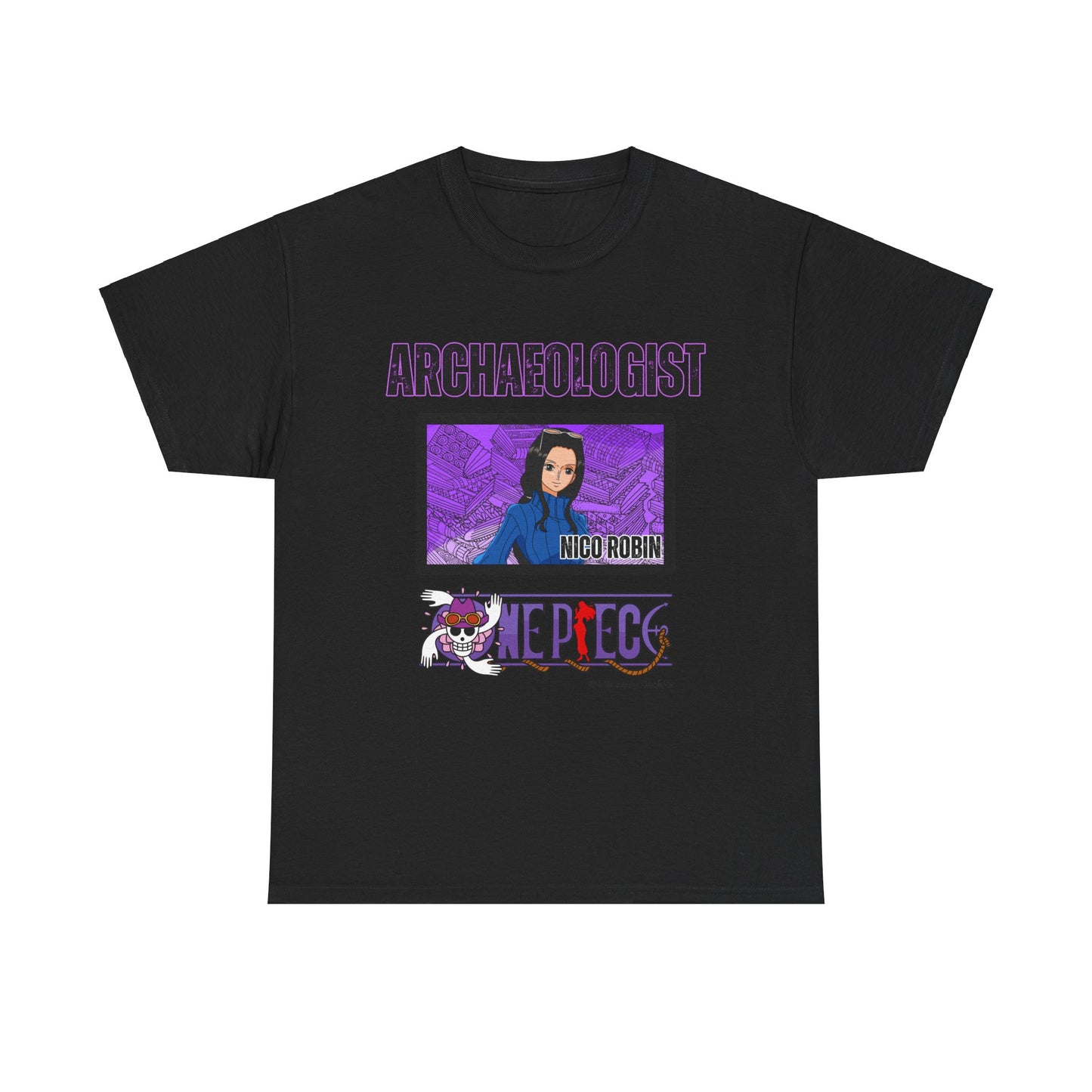 One Piece - Archaeologist Robin Unisex Heavy Cotton Tee