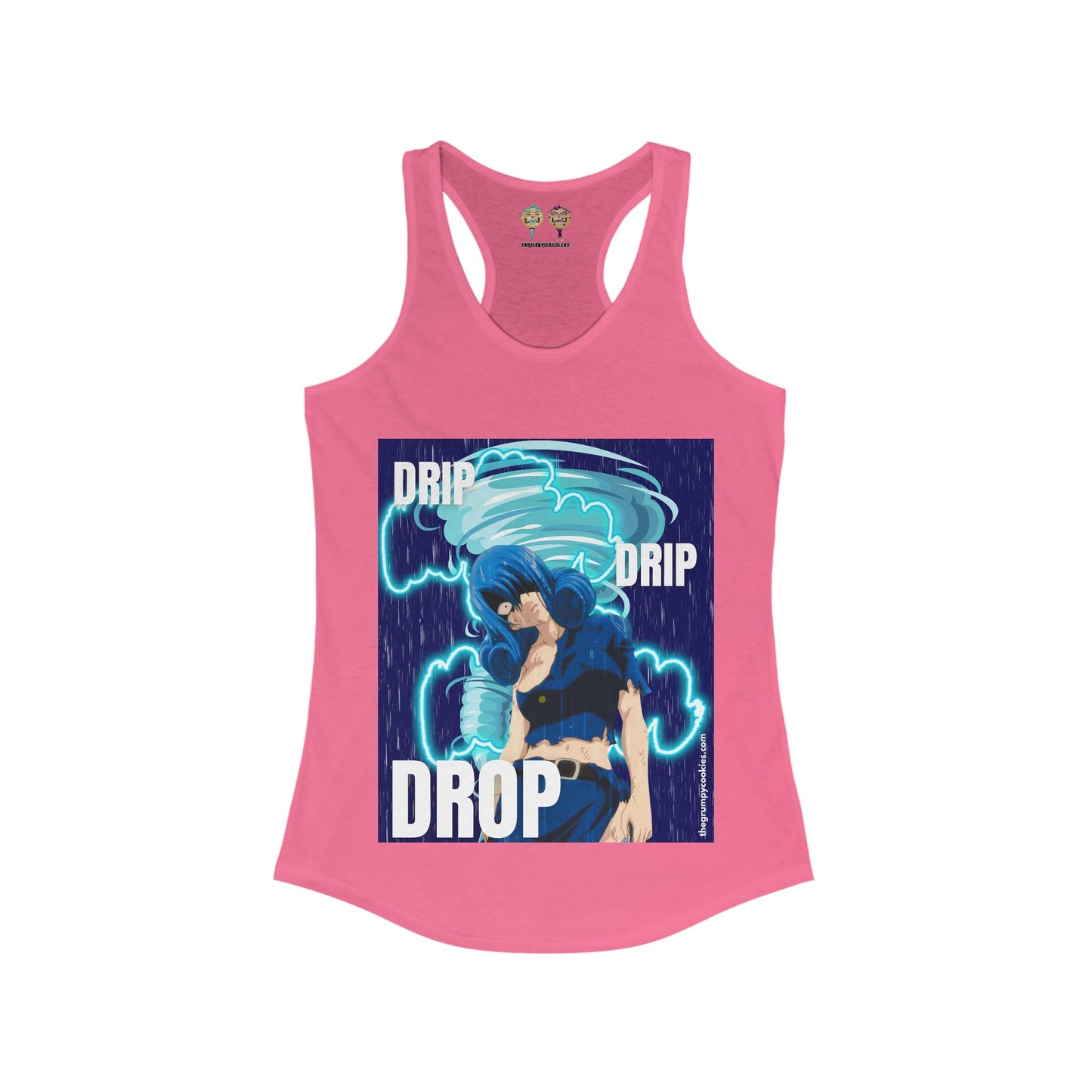 Fairy Tail - Drip Drip Drop Women's Ideal Racerback Tank