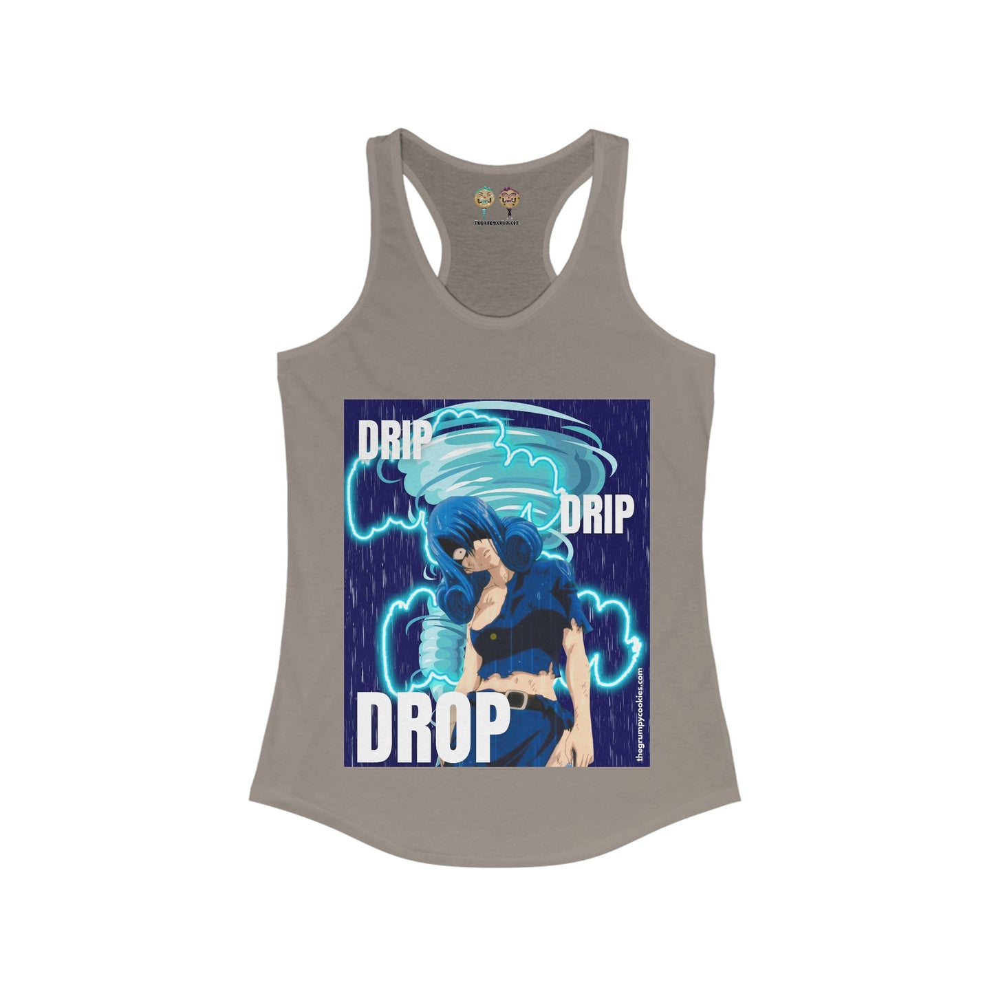 Fairy Tail - Drip Drip Drop Women's Ideal Racerback Tank