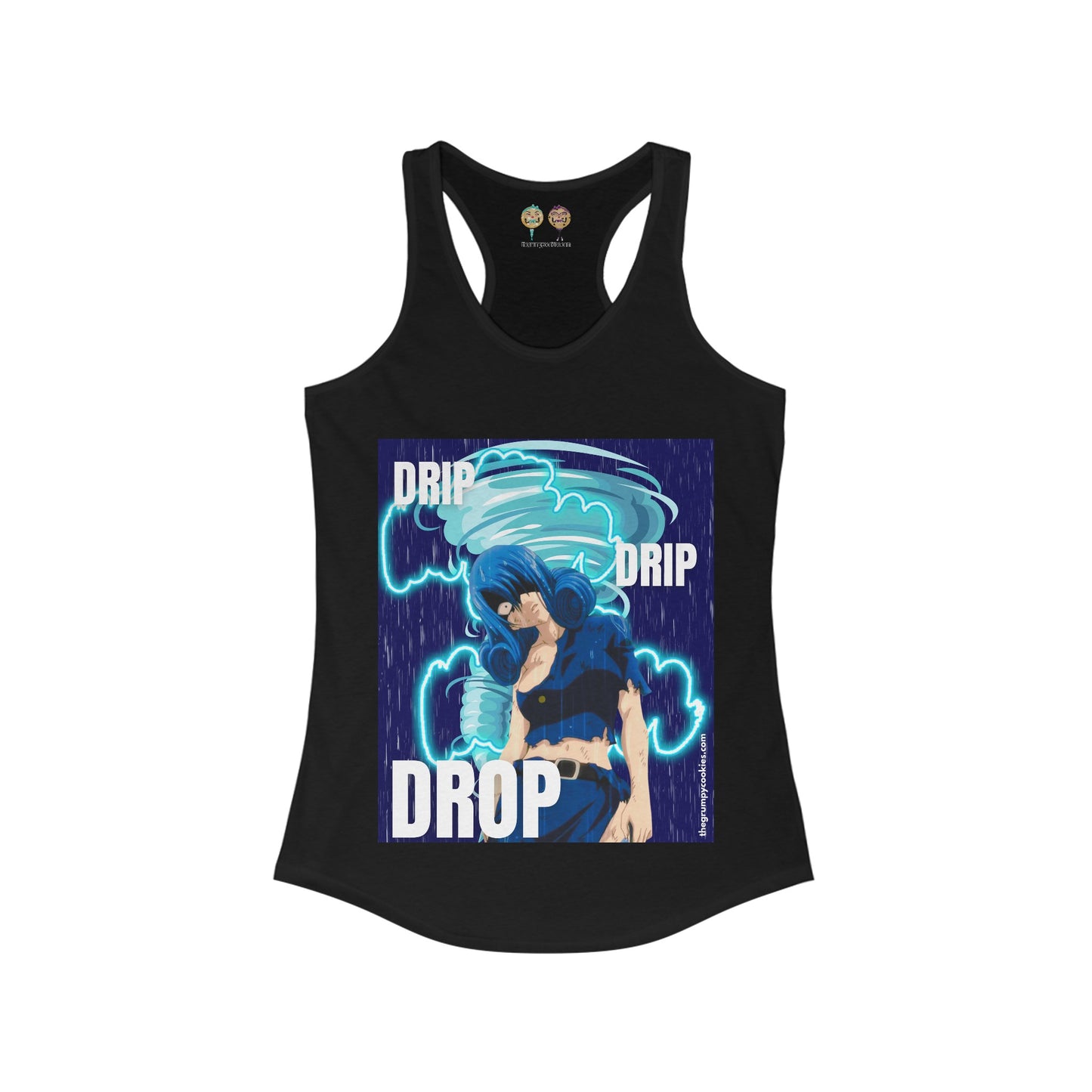 Fairy Tail - Drip Drip Drop Women's Ideal Racerback Tank