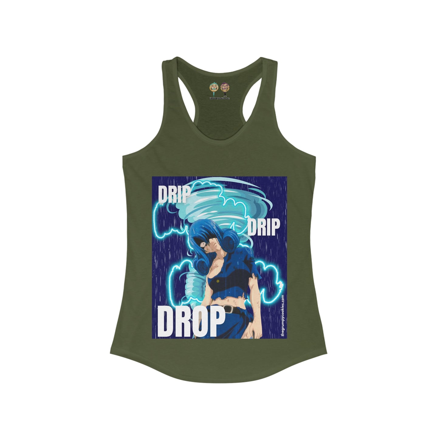 Fairy Tail - Drip Drip Drop Women's Ideal Racerback Tank