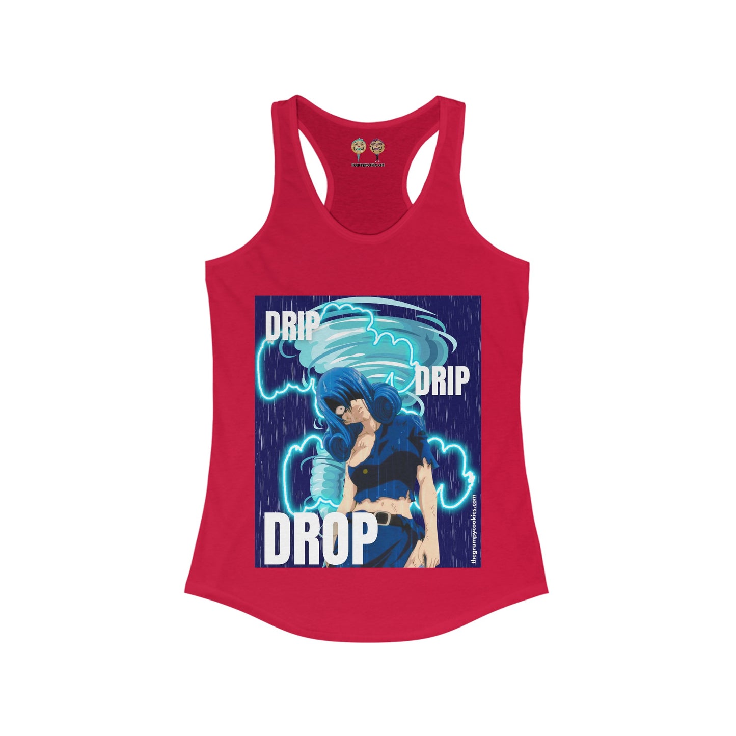 Fairy Tail - Drip Drip Drop Women's Ideal Racerback Tank