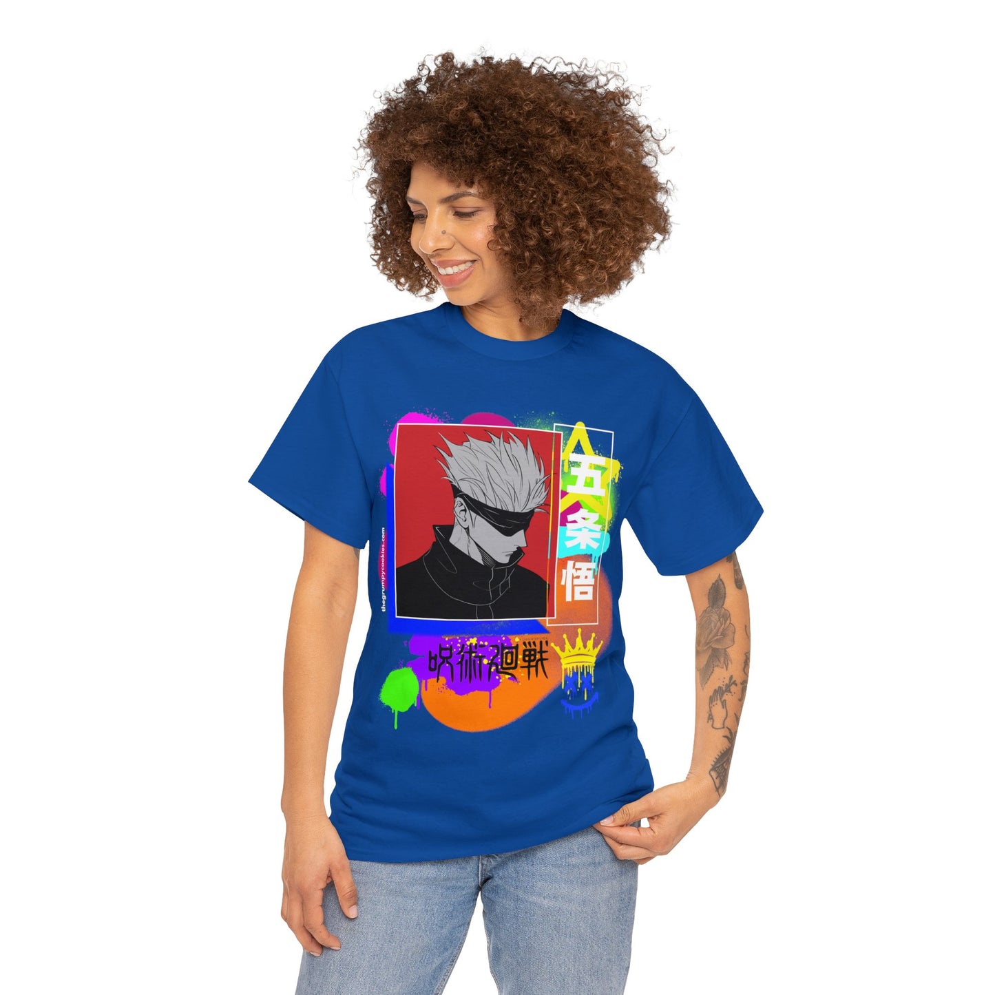 Jujutsu Kaisen - Emo Gojo Unisex Heavy Cotton Tee