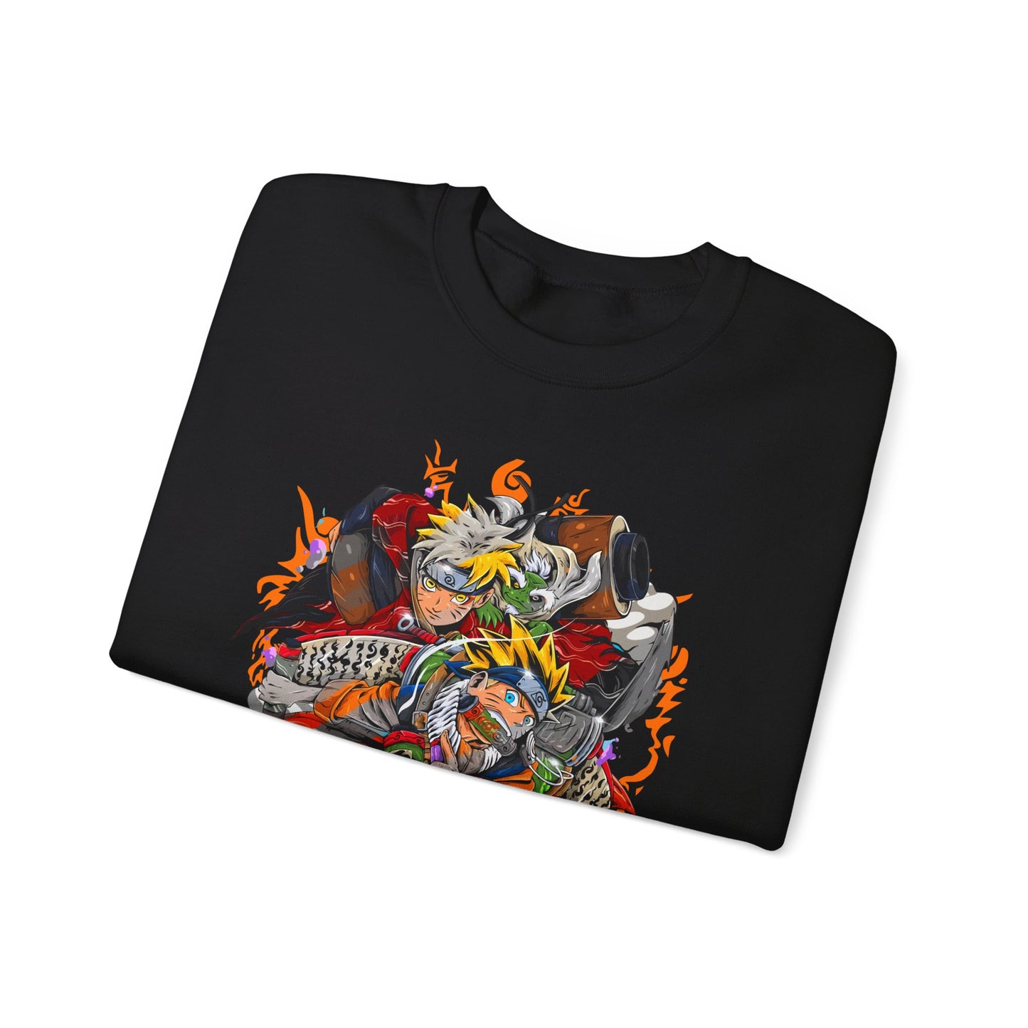 Naruto - The many faces of Naruto Unisex Heavy Blend™ Crewneck Sweatshirt