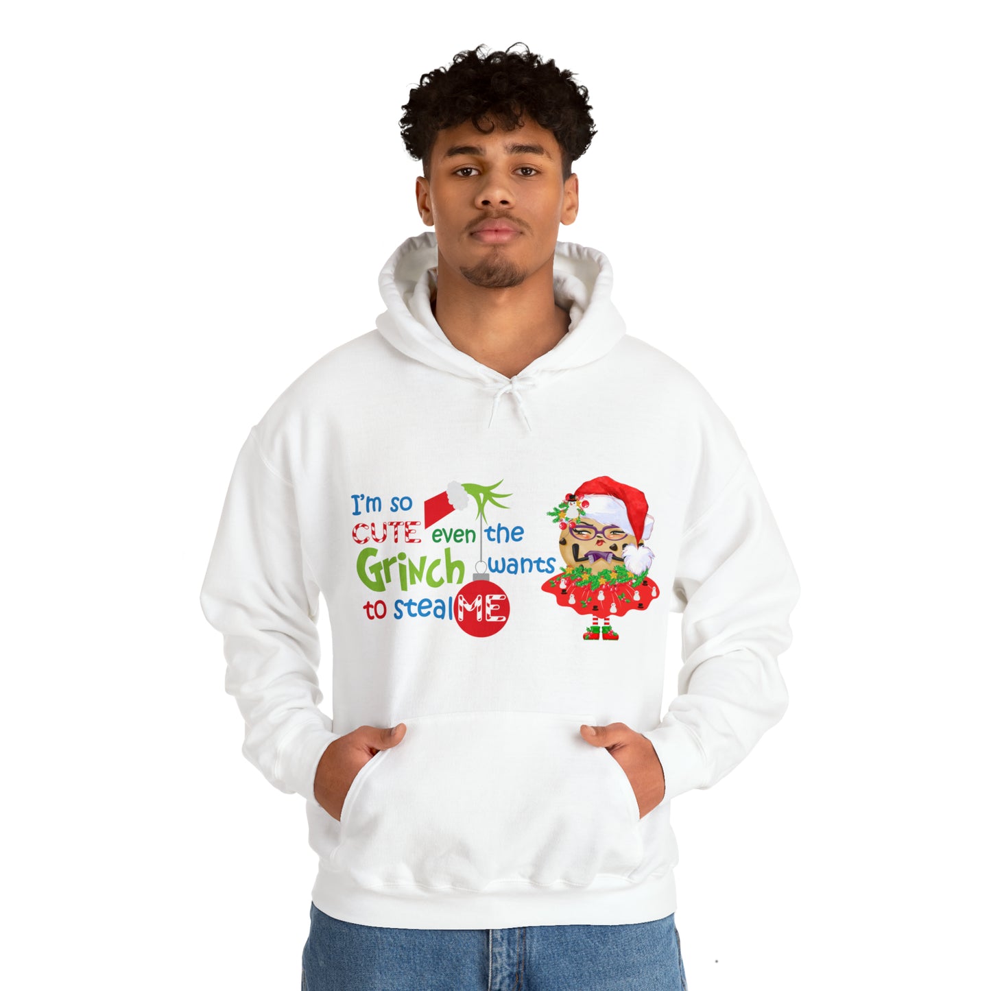 The Grumpy Cookies - Even the Grinch Loves TGC Unisex Heavy Blend™ Hooded Sweatshirt