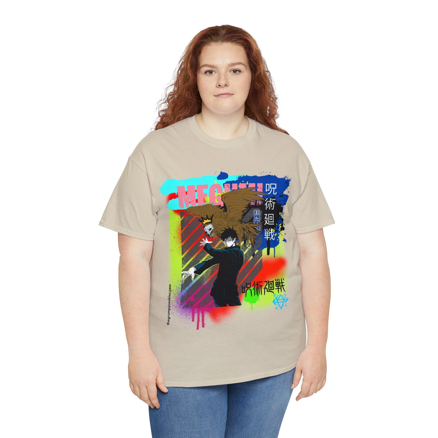 Jujutsu Kaisen - Megumi & Nue Unisex Heavy Cotton Tee