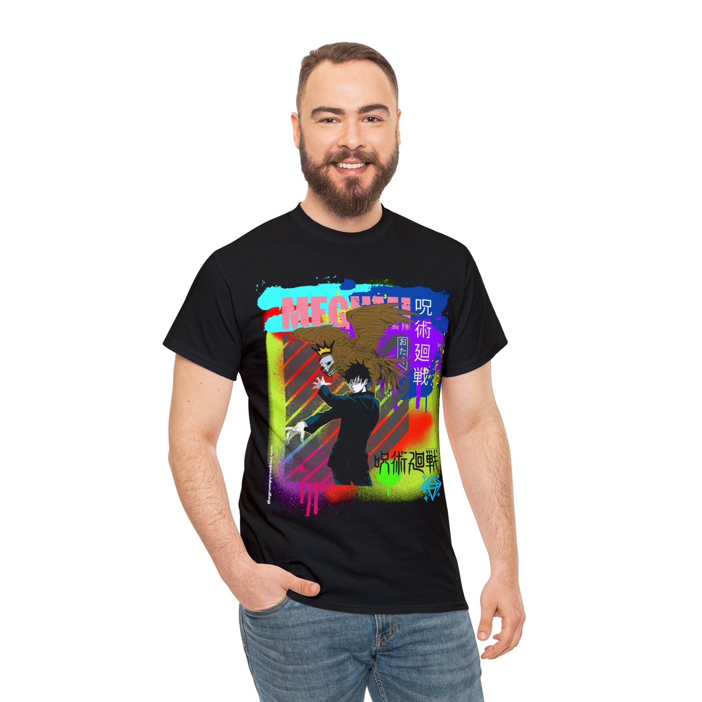 Jujutsu Kaisen - Megumi & Nue Unisex Heavy Cotton Tee
