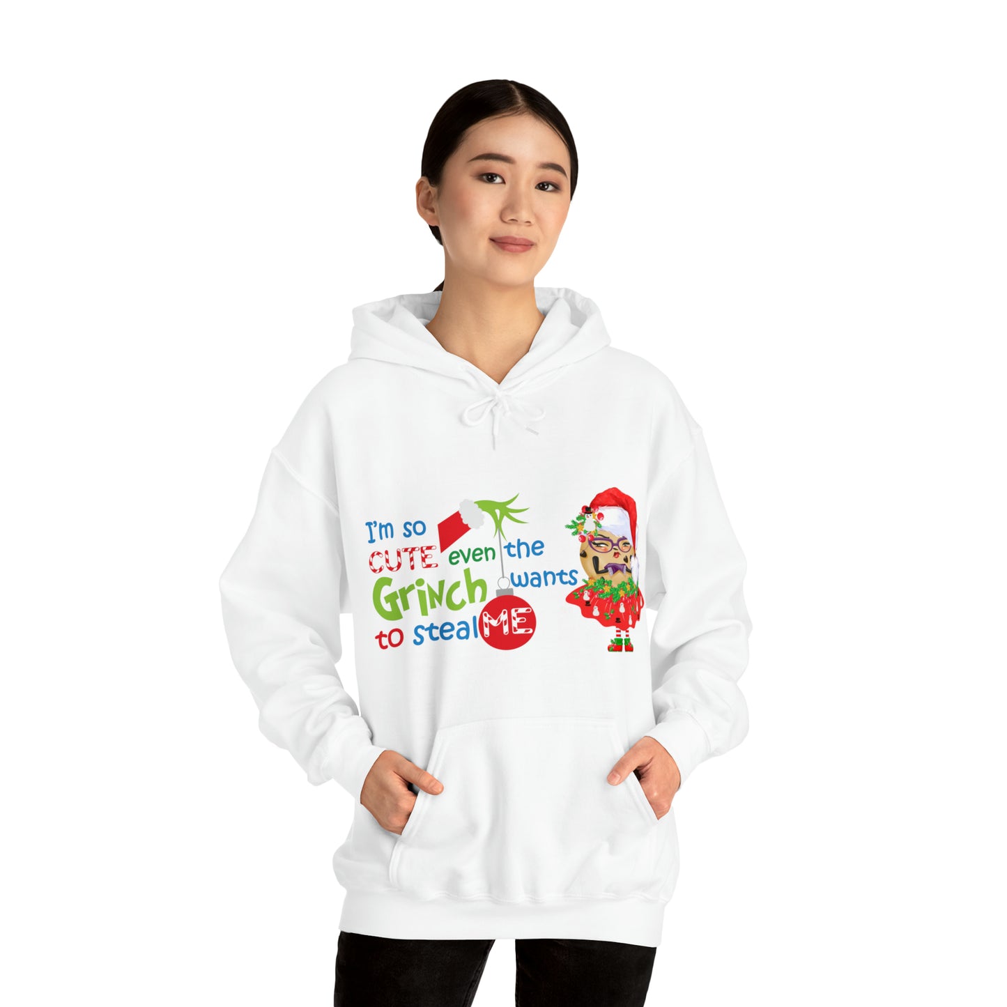 The Grumpy Cookies - Even the Grinch Loves TGC Unisex Heavy Blend™ Hooded Sweatshirt
