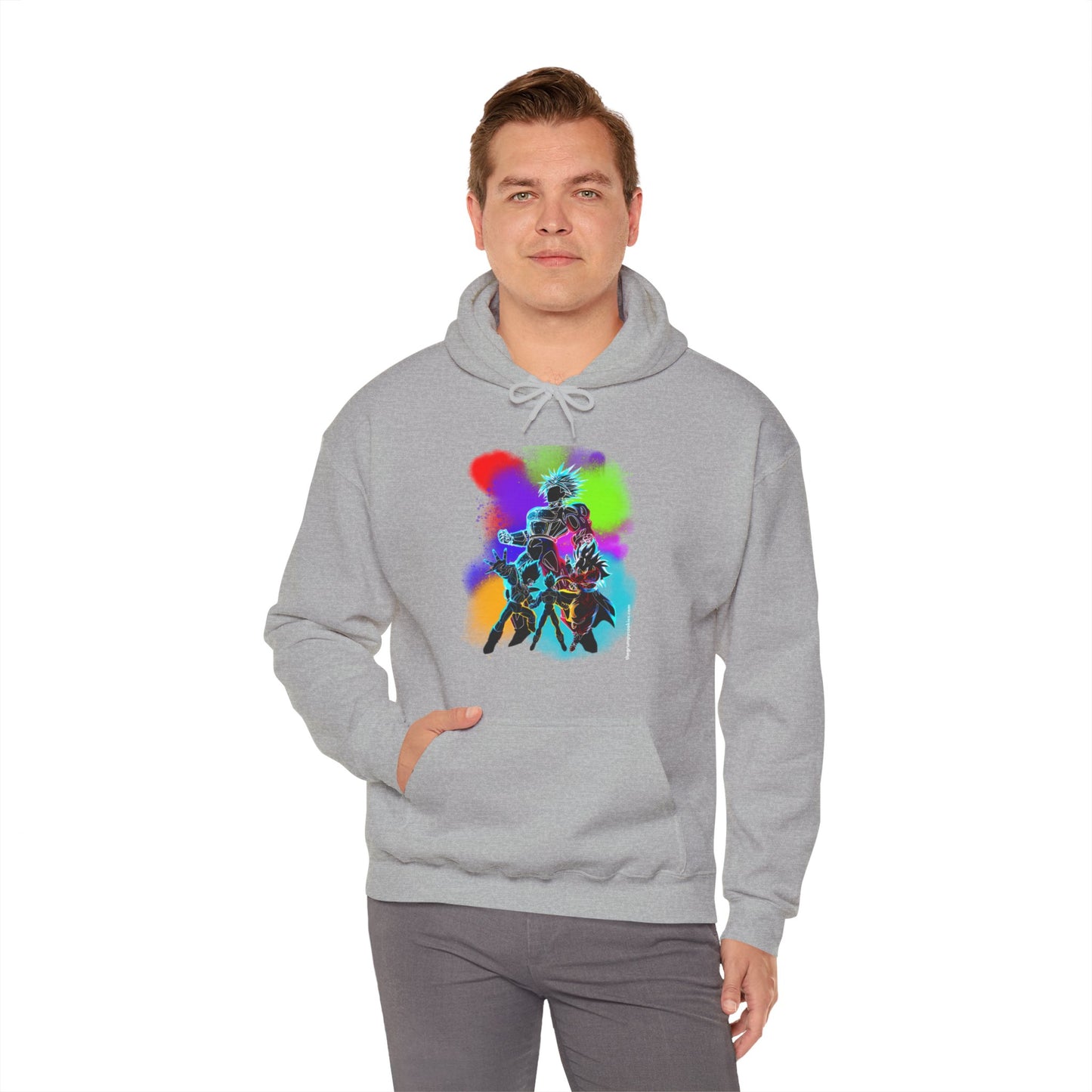 Dragon Ball - Technicolor Unisex Heavy Blend™ Hooded Sweatshirt