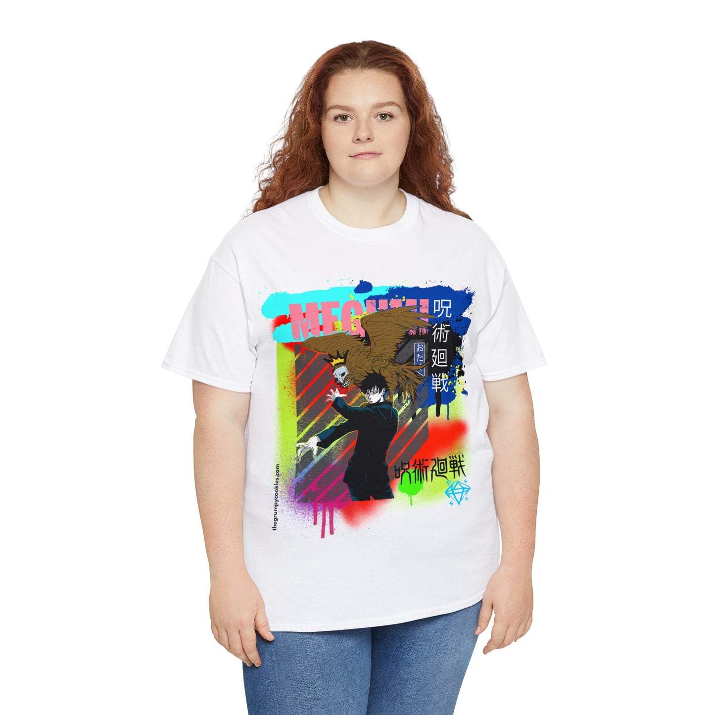 Jujutsu Kaisen - Megumi & Nue Unisex Heavy Cotton Tee