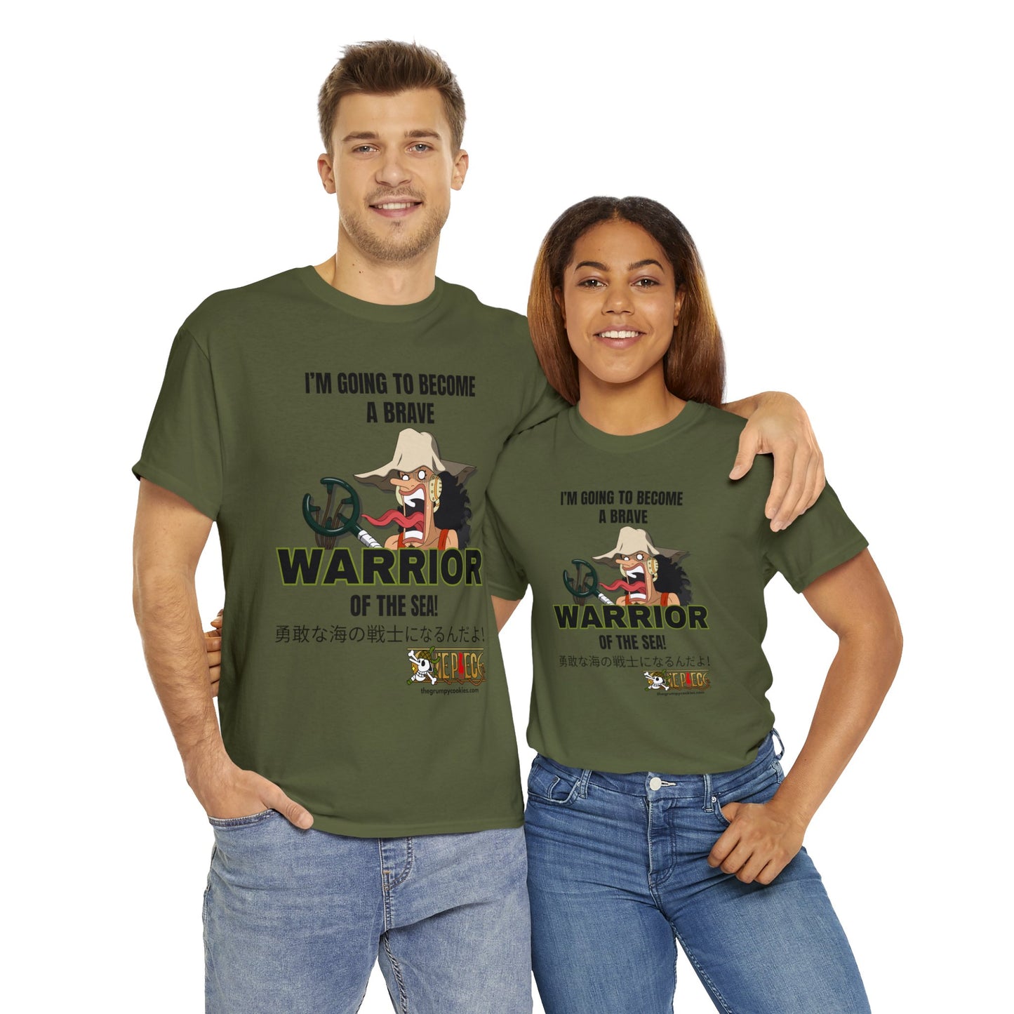 One Piece - Brave-ish Warrior of the Sea Unisex Heavy Cotton Tee