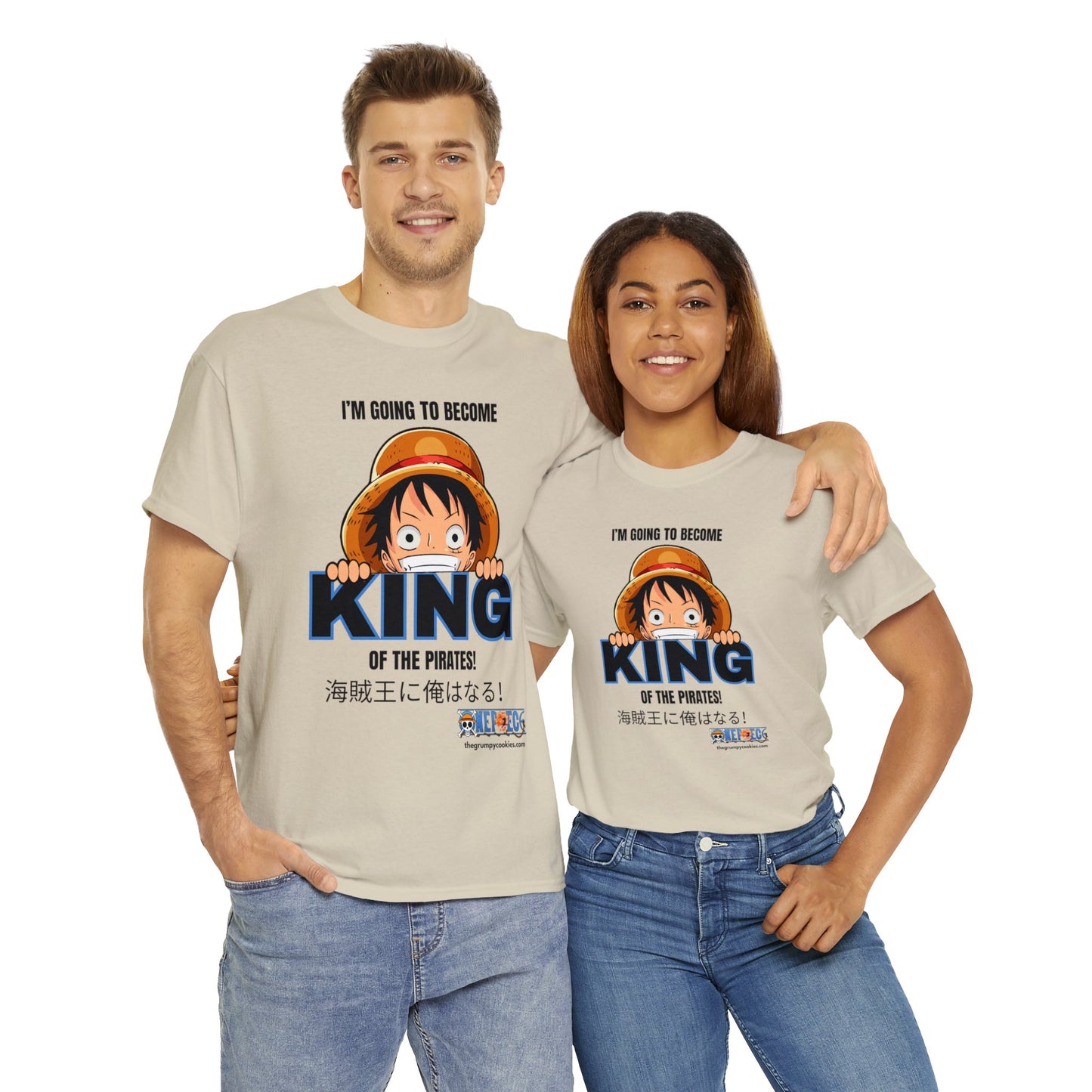 One Piece - King of the Pirates Unisex Heavy Cotton Tee