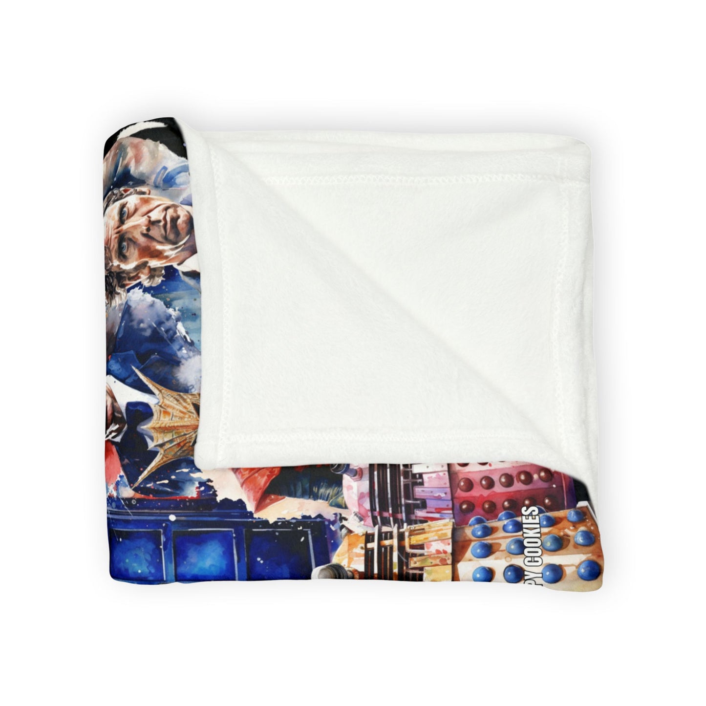 Dr Who - The Doctor and his Foes Polyester Blanket