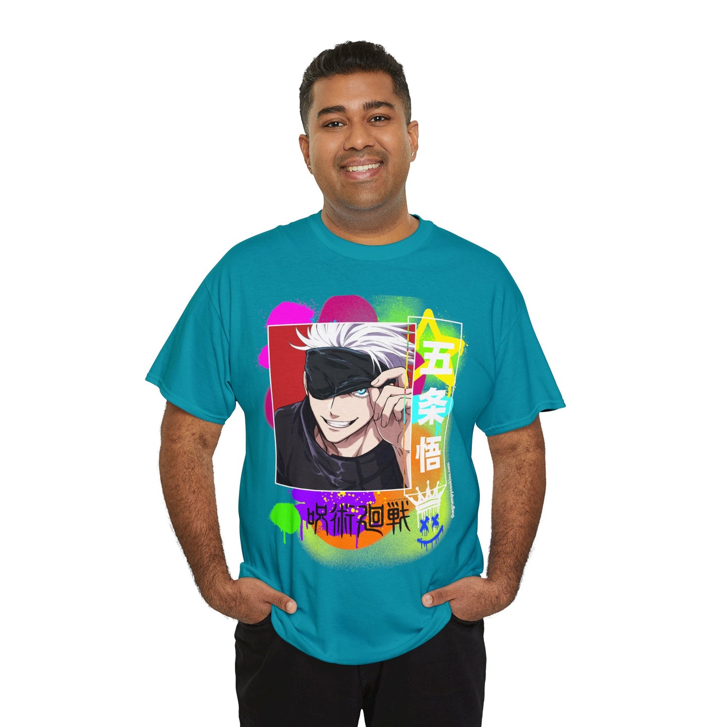 Jujutsu Kaisen - Peekaboo Gojo Unisex Heavy Cotton Tee