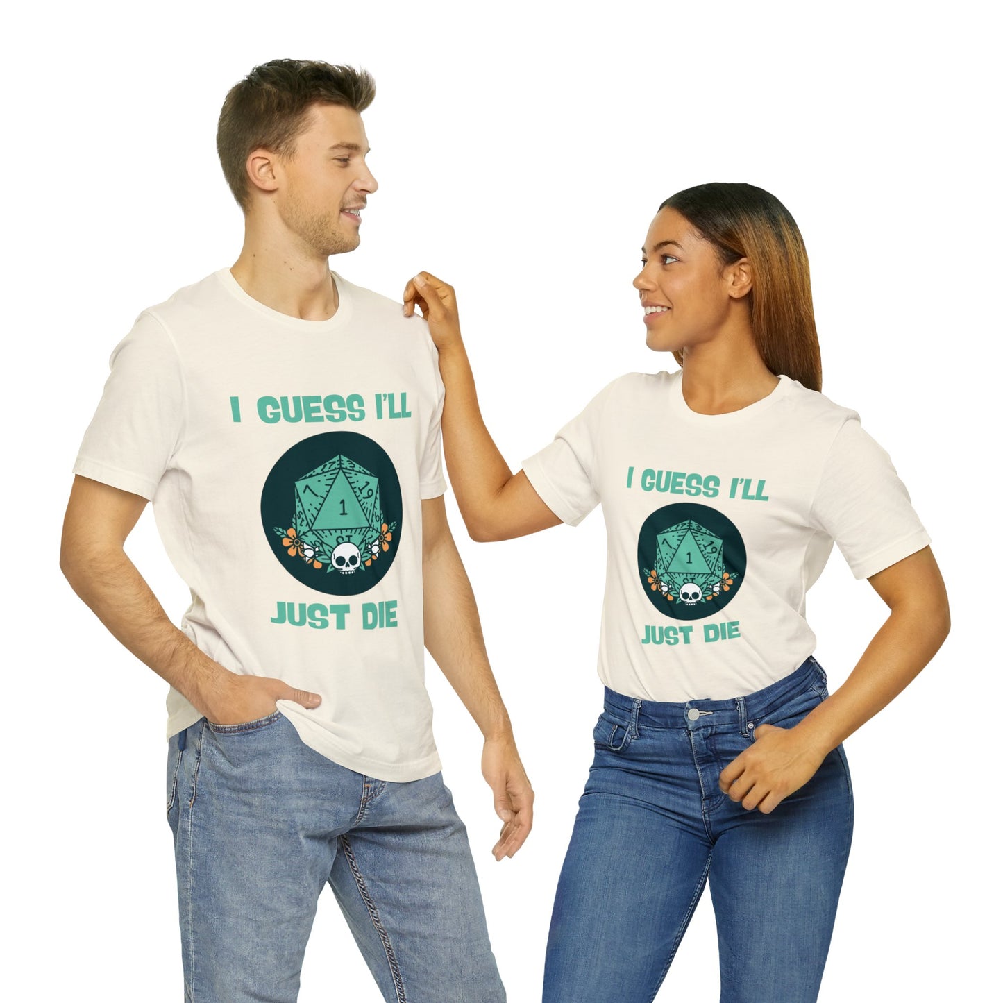 Dungeons & Dragons - Guess I'll Die Short Sleeve Tee