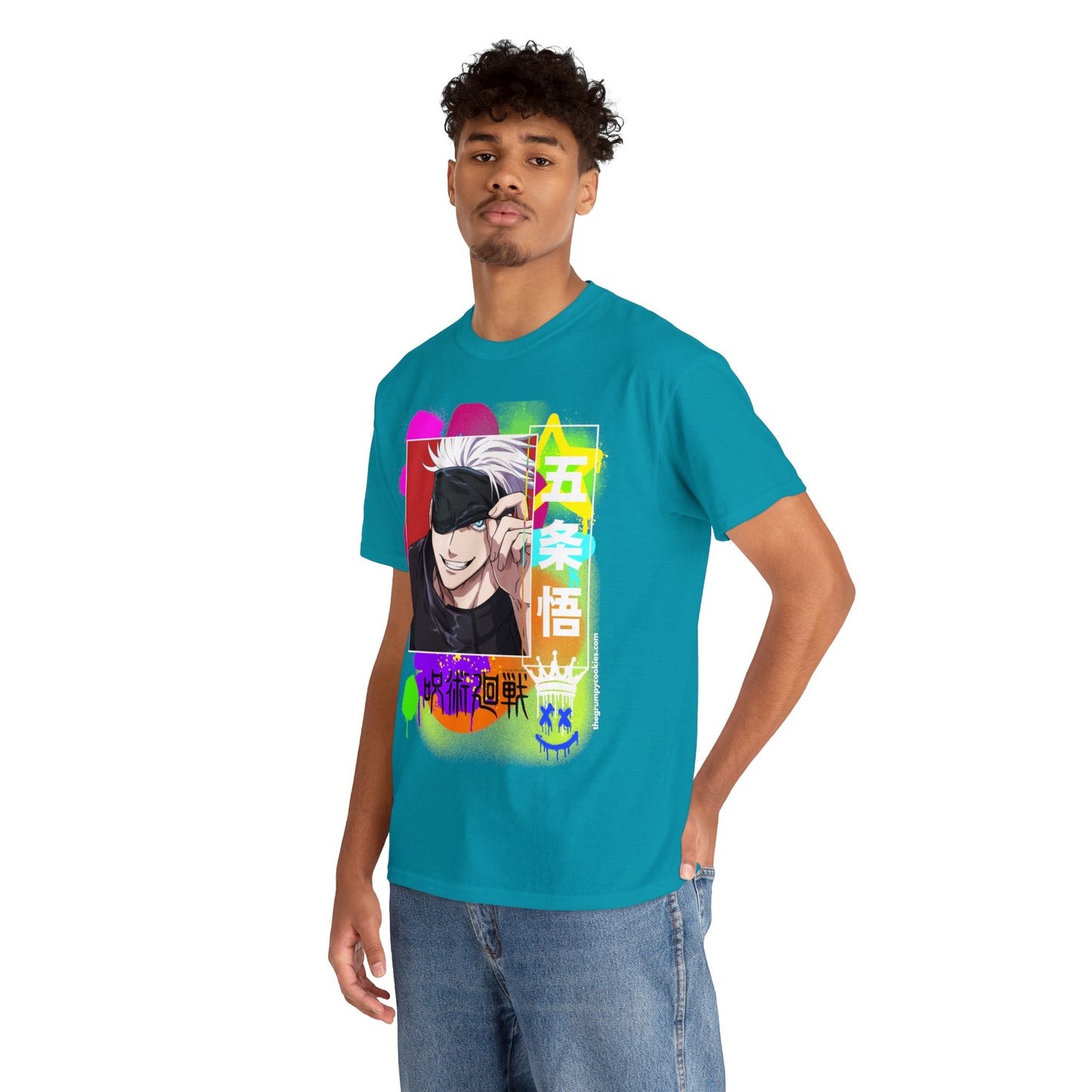 Jujutsu Kaisen - Peekaboo Gojo Unisex Heavy Cotton Tee
